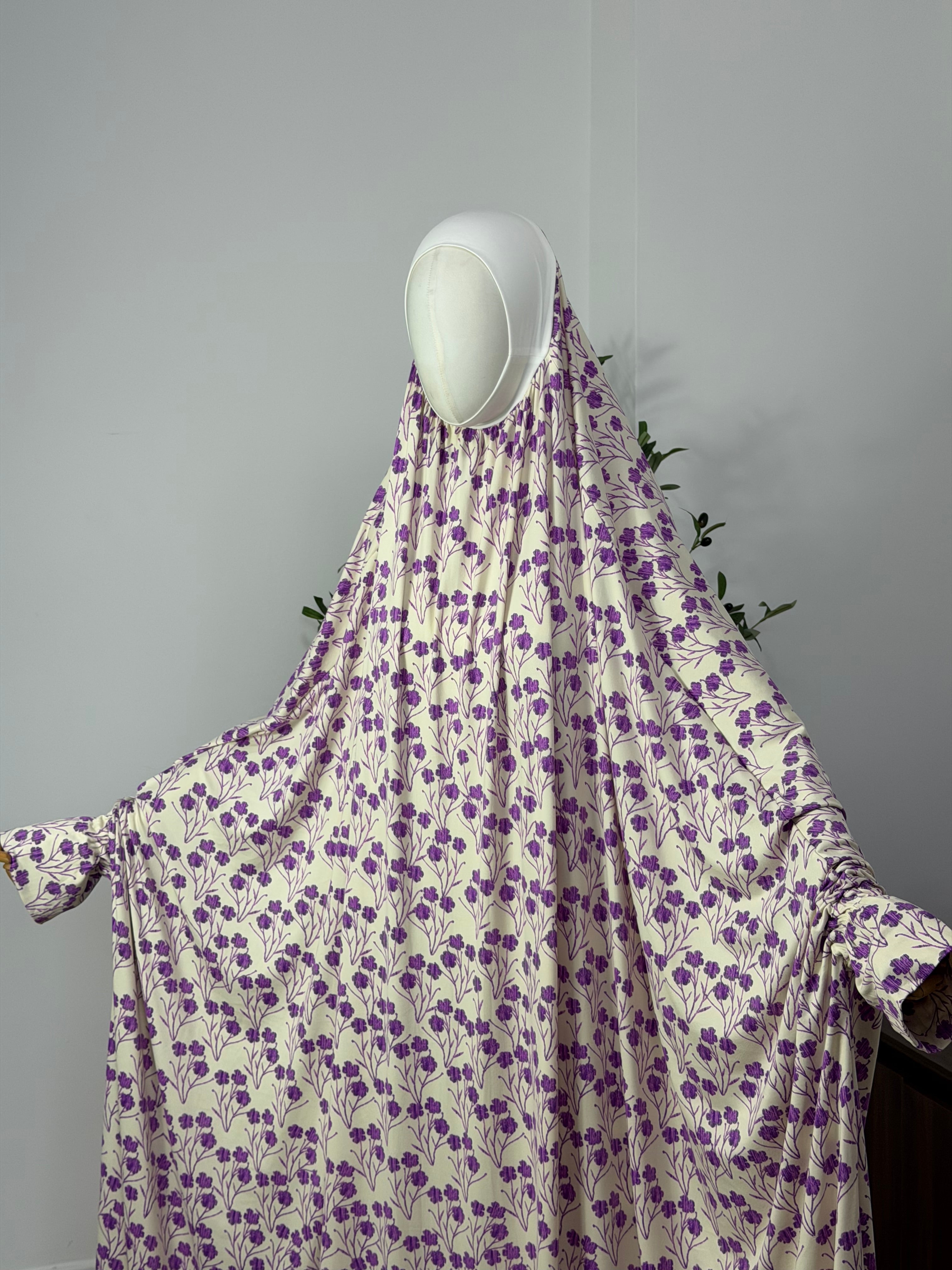 Prayer jilbab made of bamboo viscose