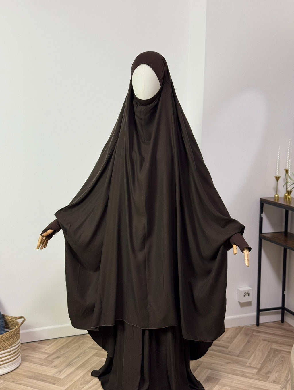 Jilbab 2-teilig aus Cupro-Tencel