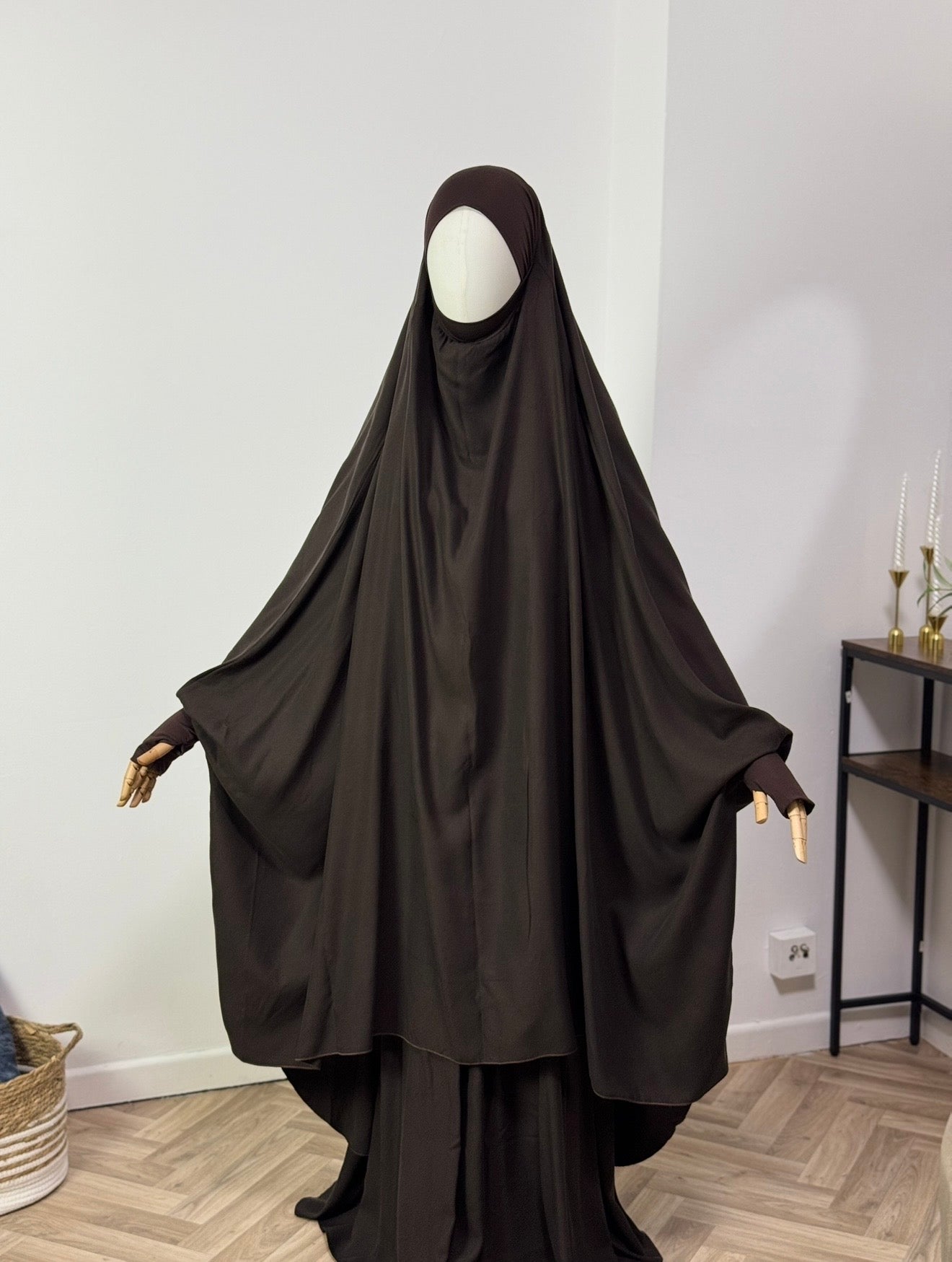 Jilbab 2-teilig aus Cupro-Tencel