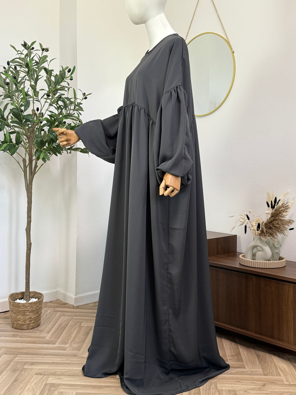 Abaya mit Ballonärmeln