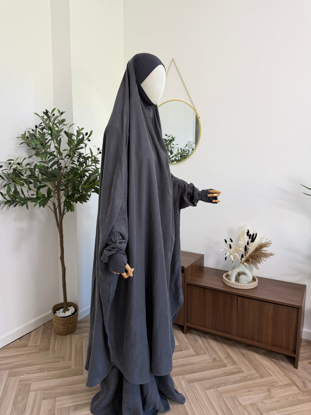 2-teiliger Jilbab aus Cupro