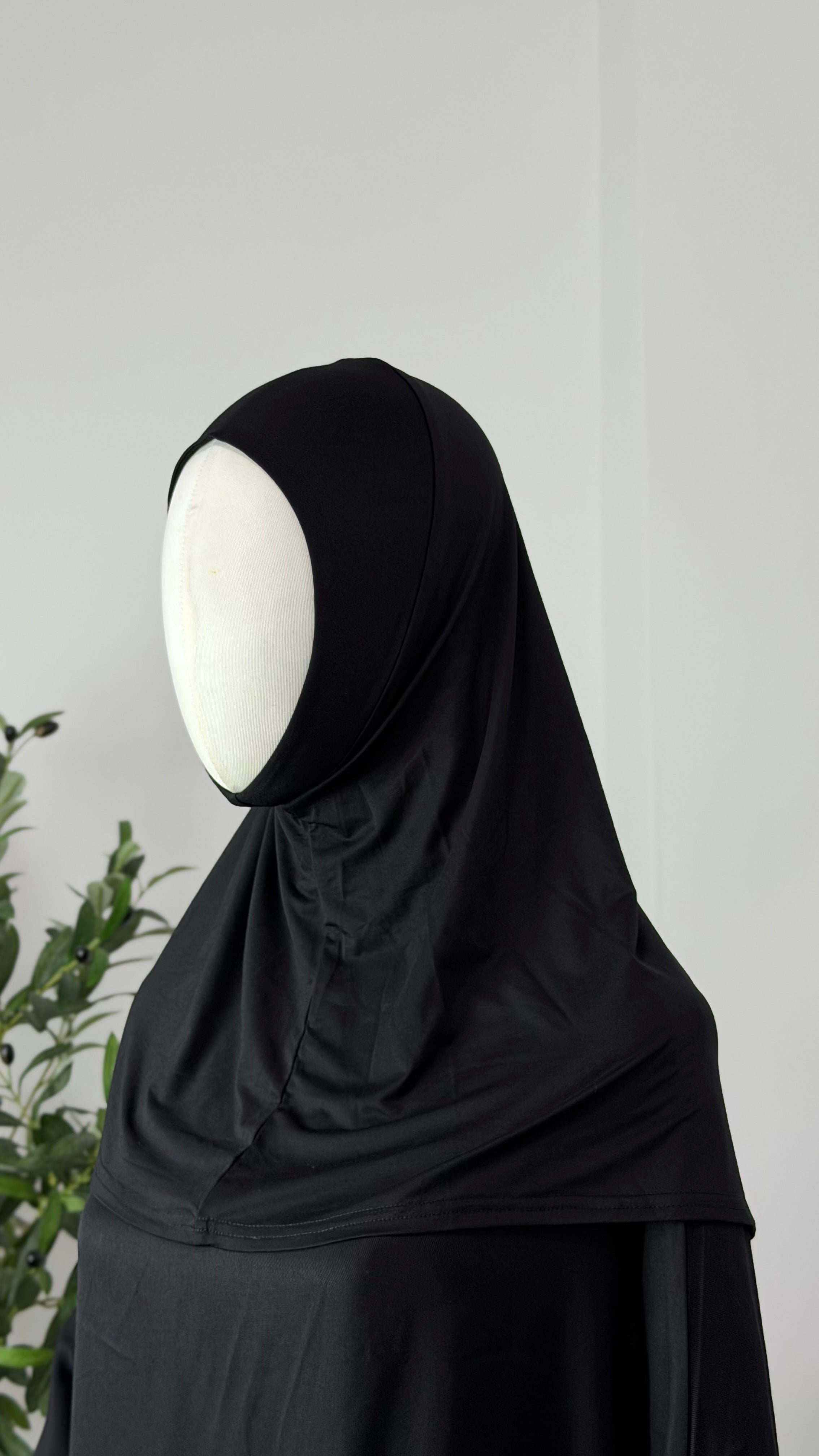 Schlauch-Unterhijab mit Hals- und Kinnbedeckung