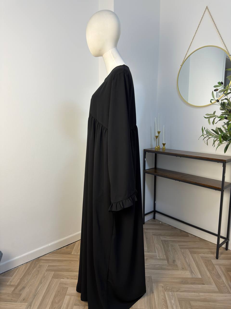 Abaya mit Rüschenärmeln