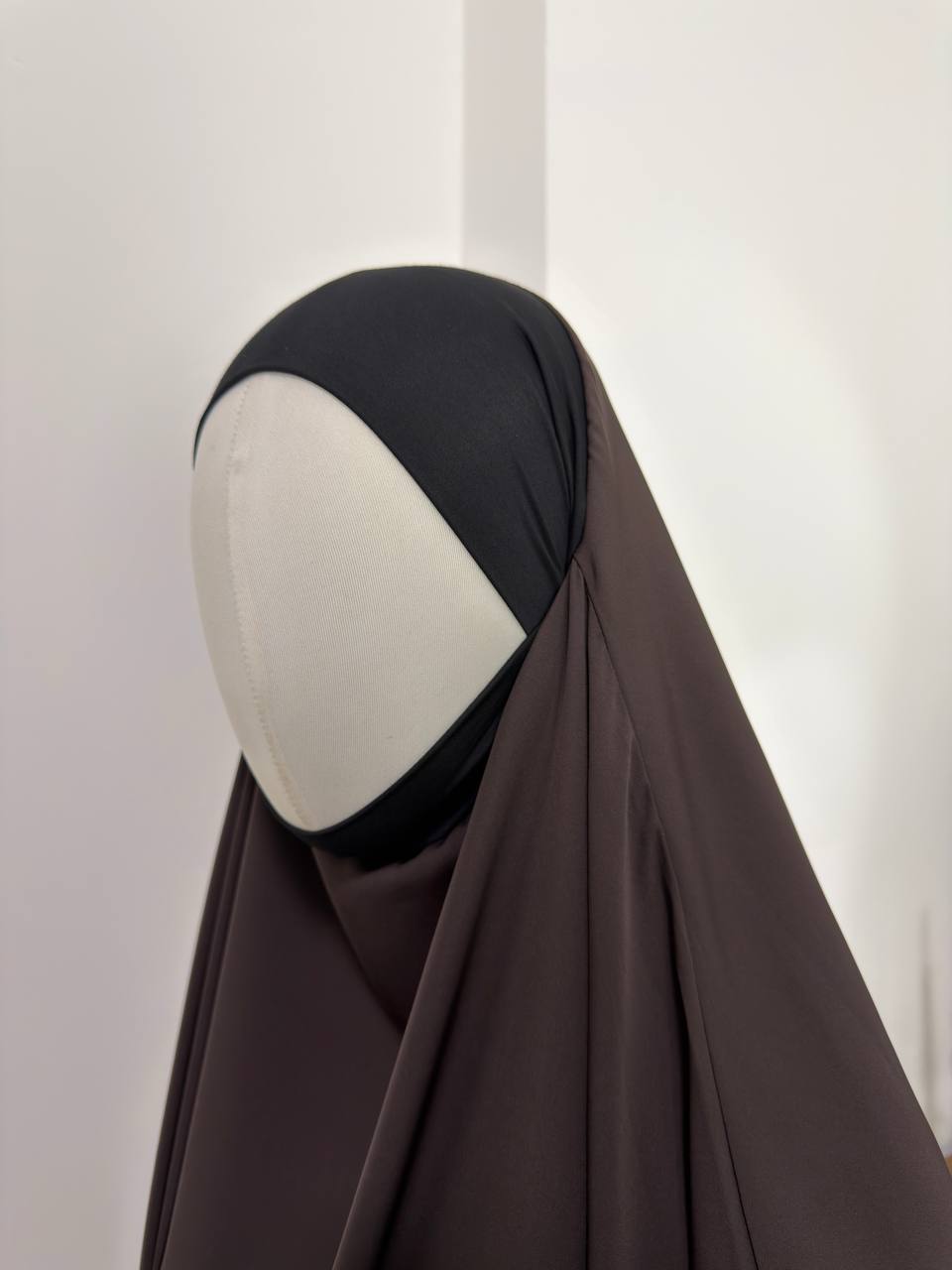 XXL rechteckiger Khimar  aus Medina-Crepp