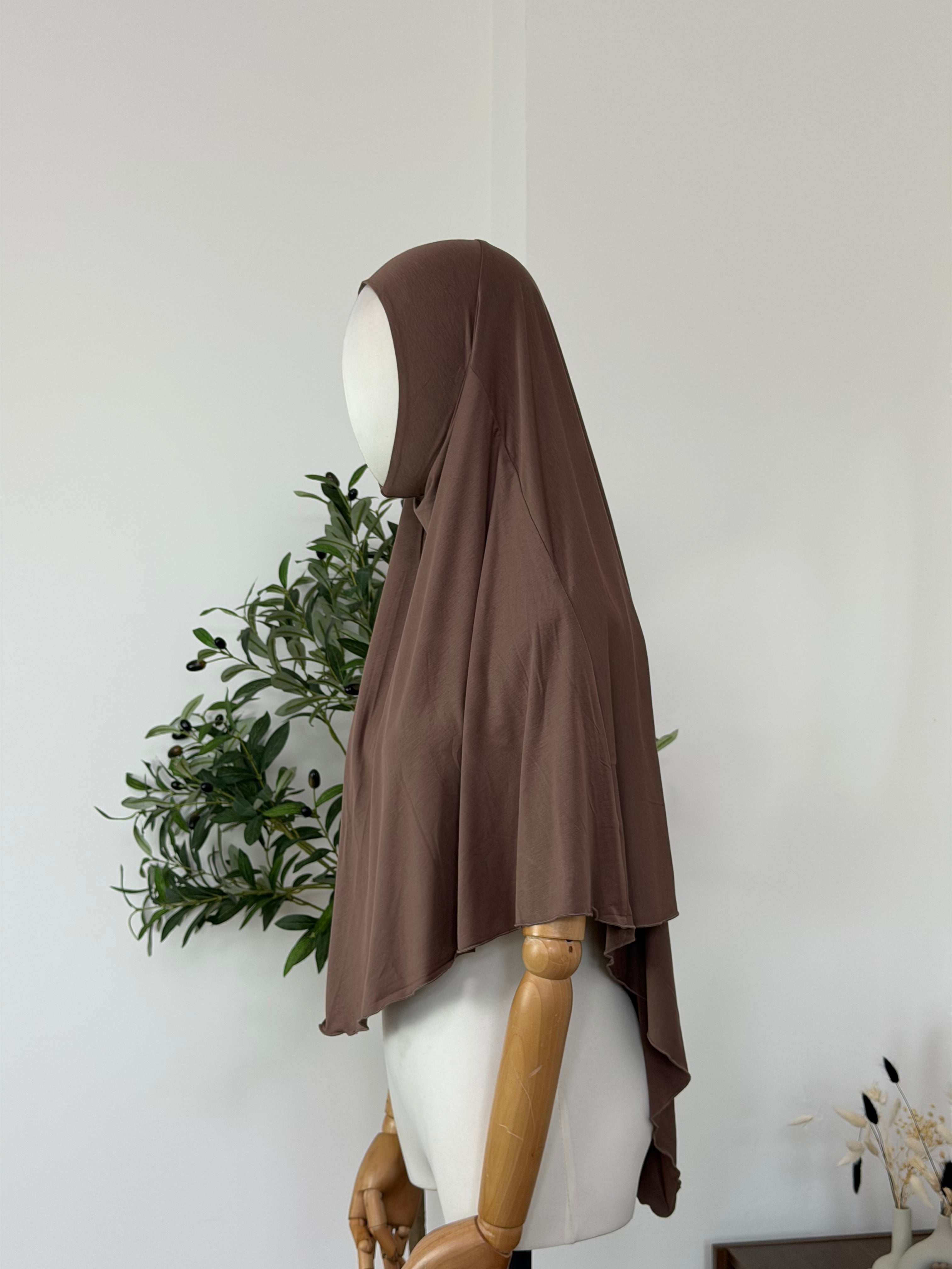 Khimar aus Baumwolljersey