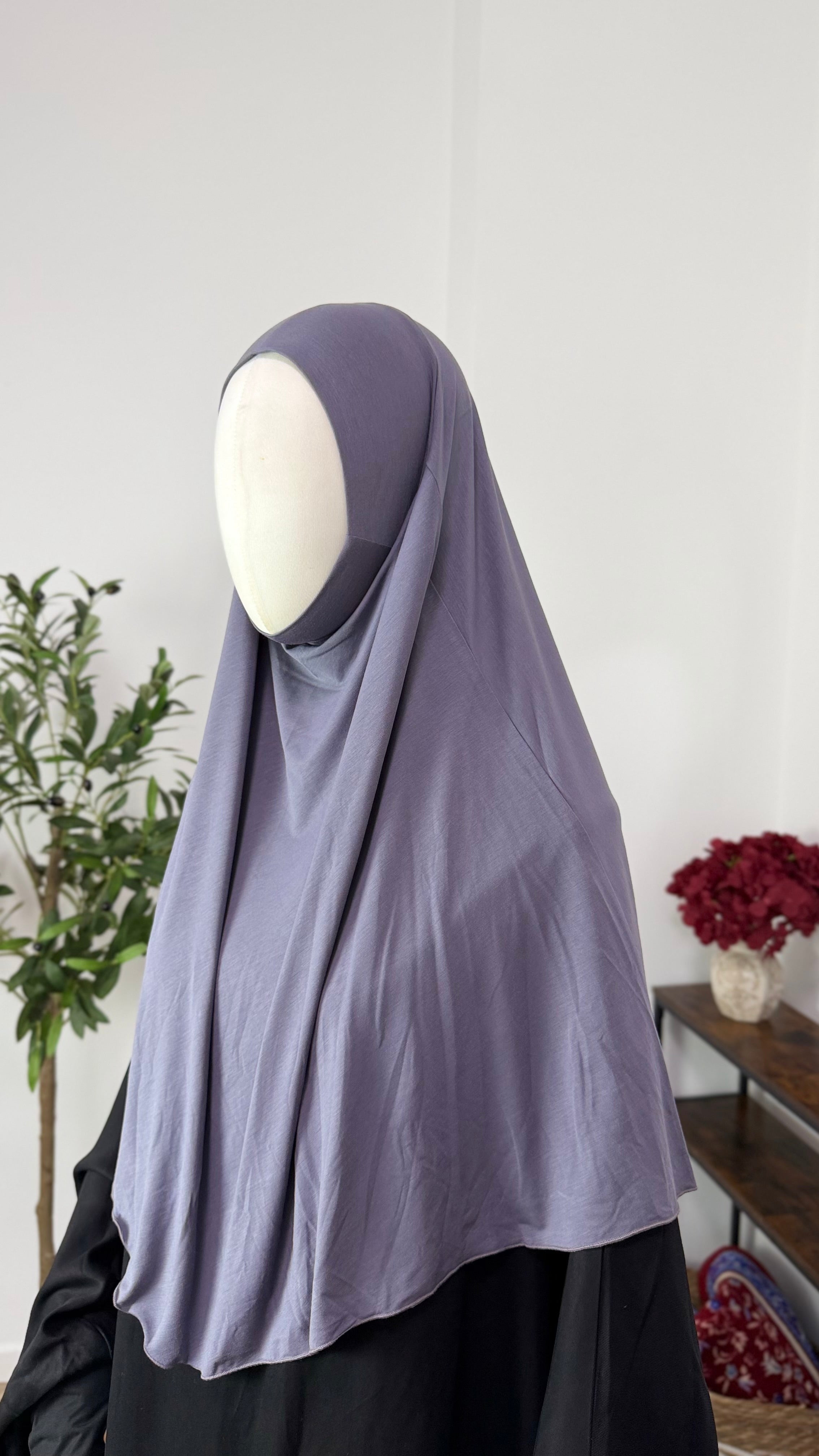Khimar made of cotton jersey