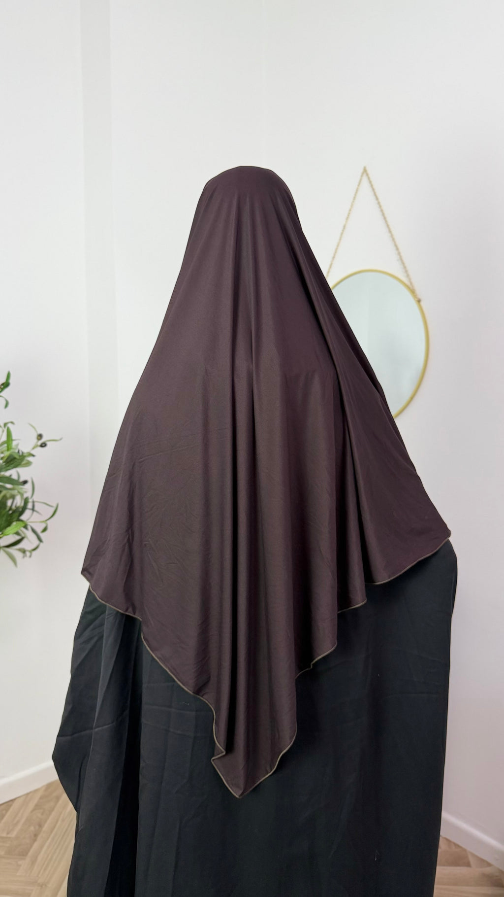 Khimar made of cotton jersey