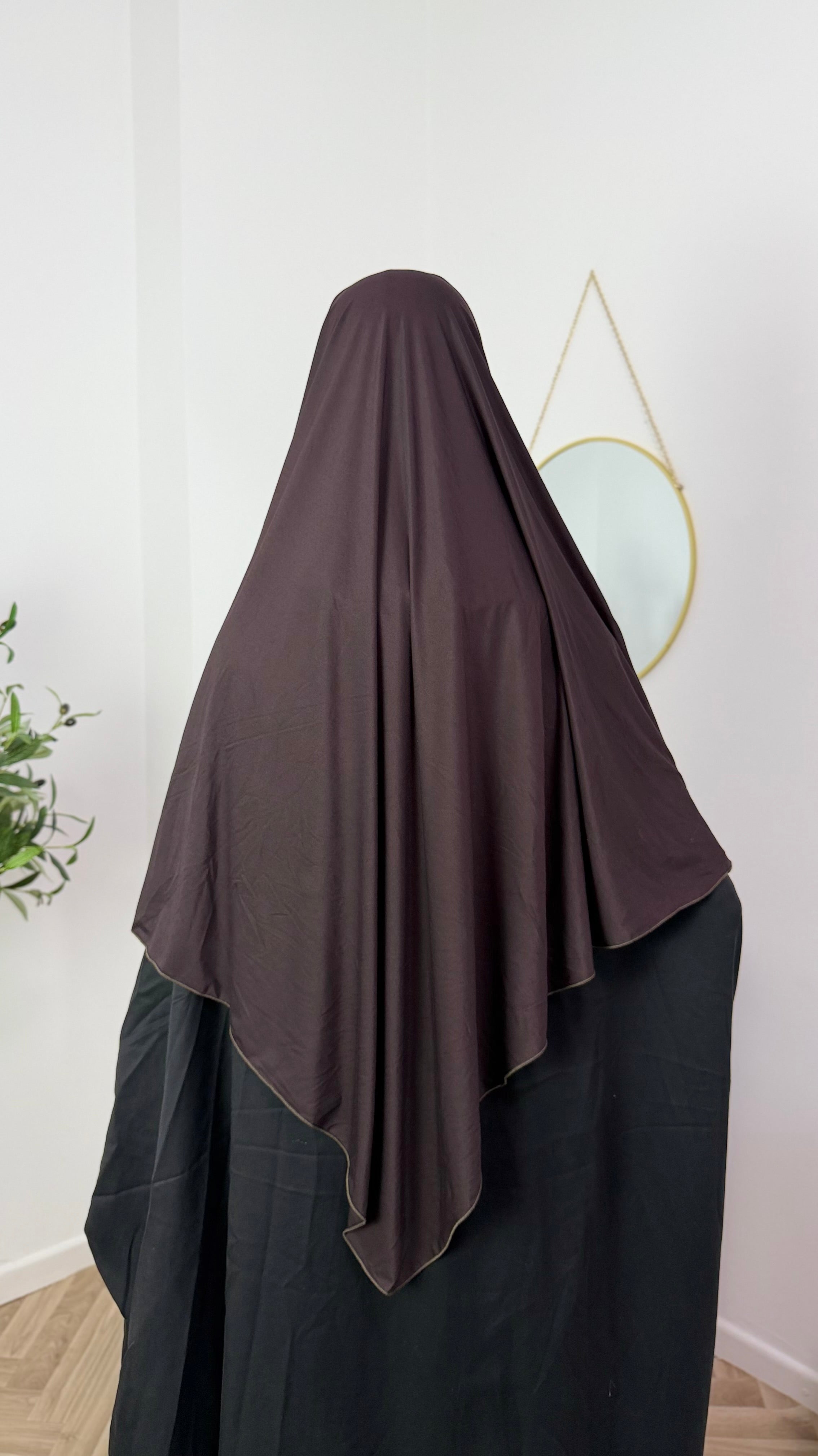 Khimar made of cotton jersey