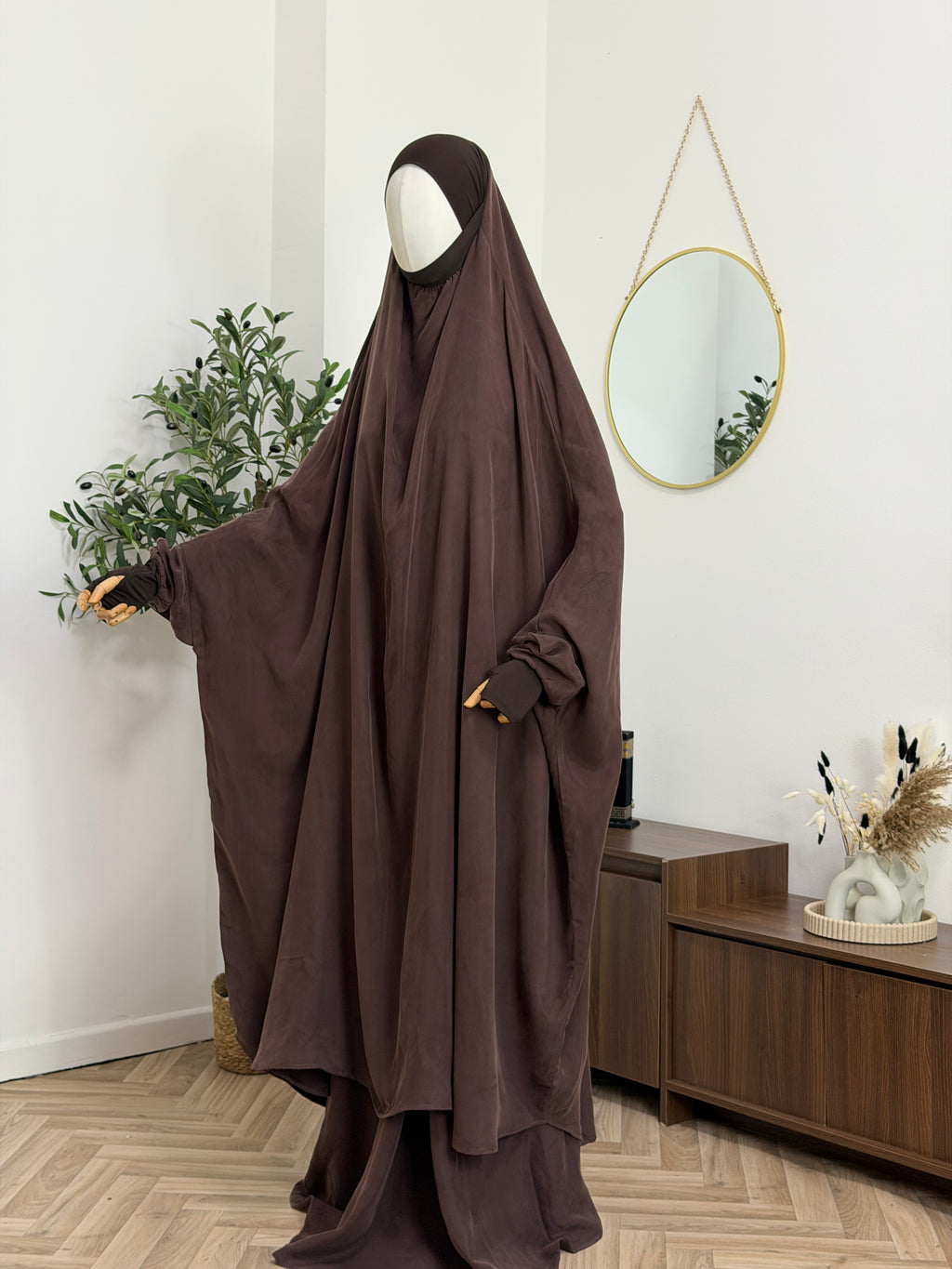 2-teiliger Jilbab aus Cupro