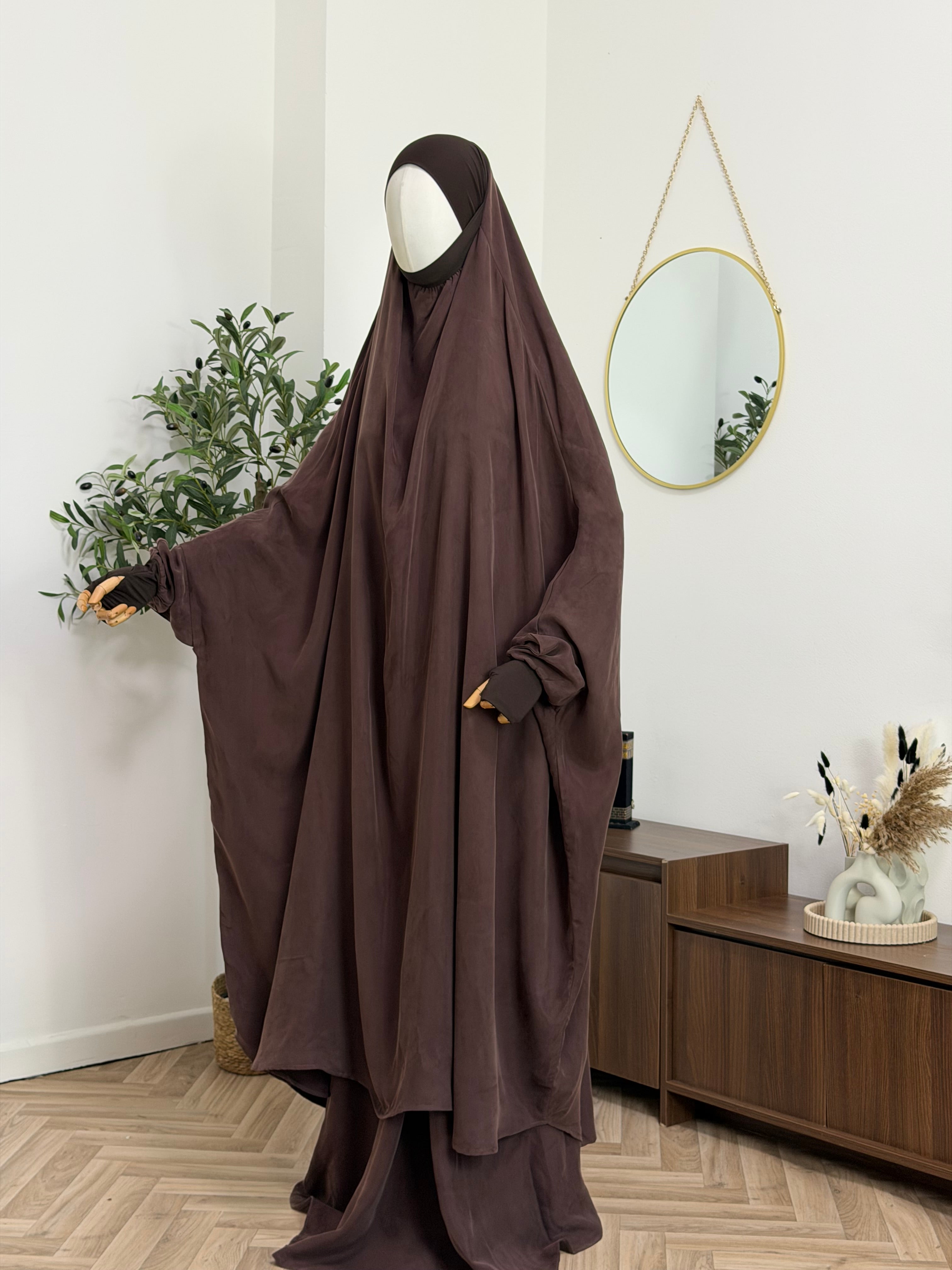 2-teiliger Jilbab aus Cupro