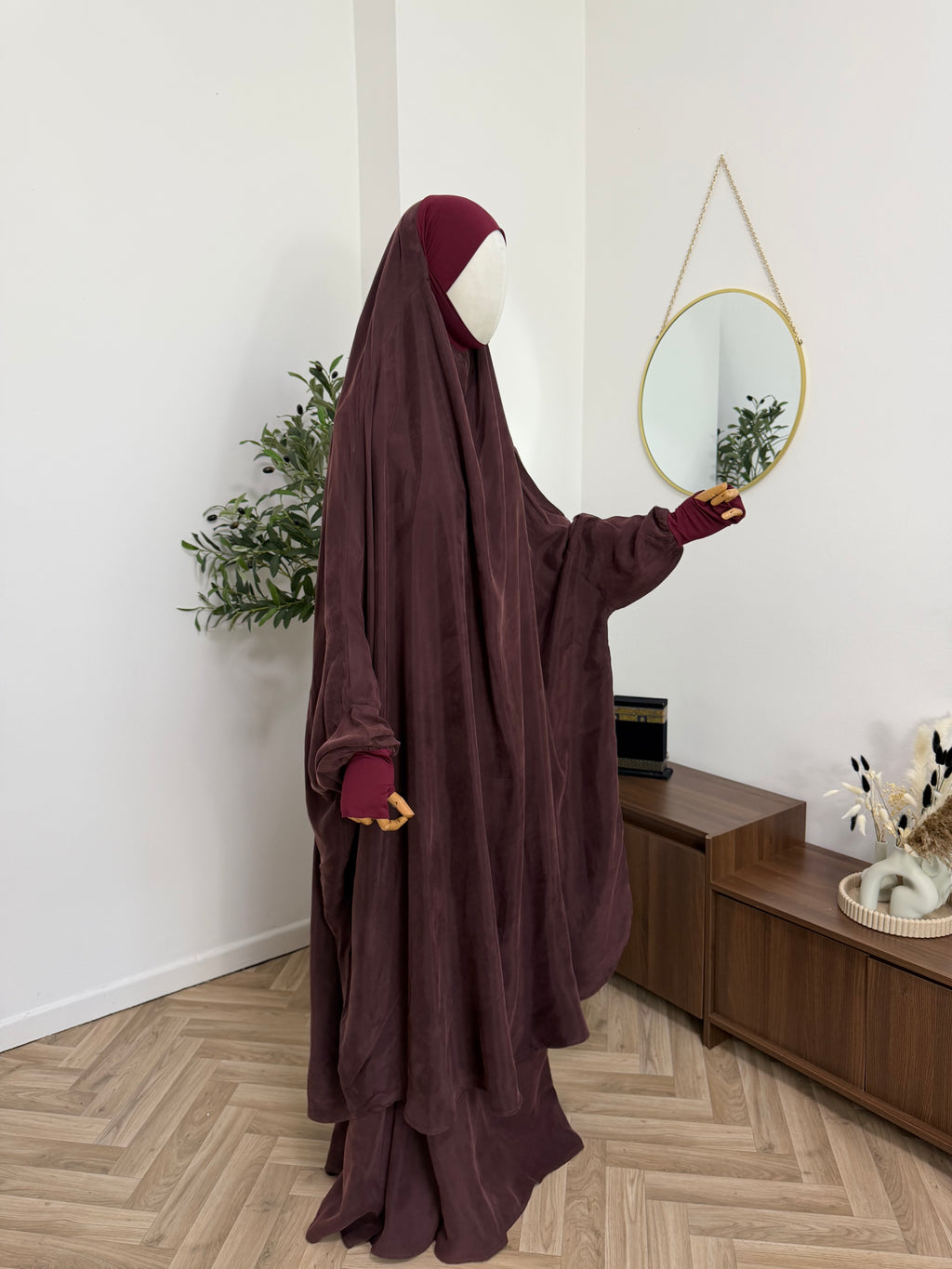 2-teiliger Jilbab aus Cupro