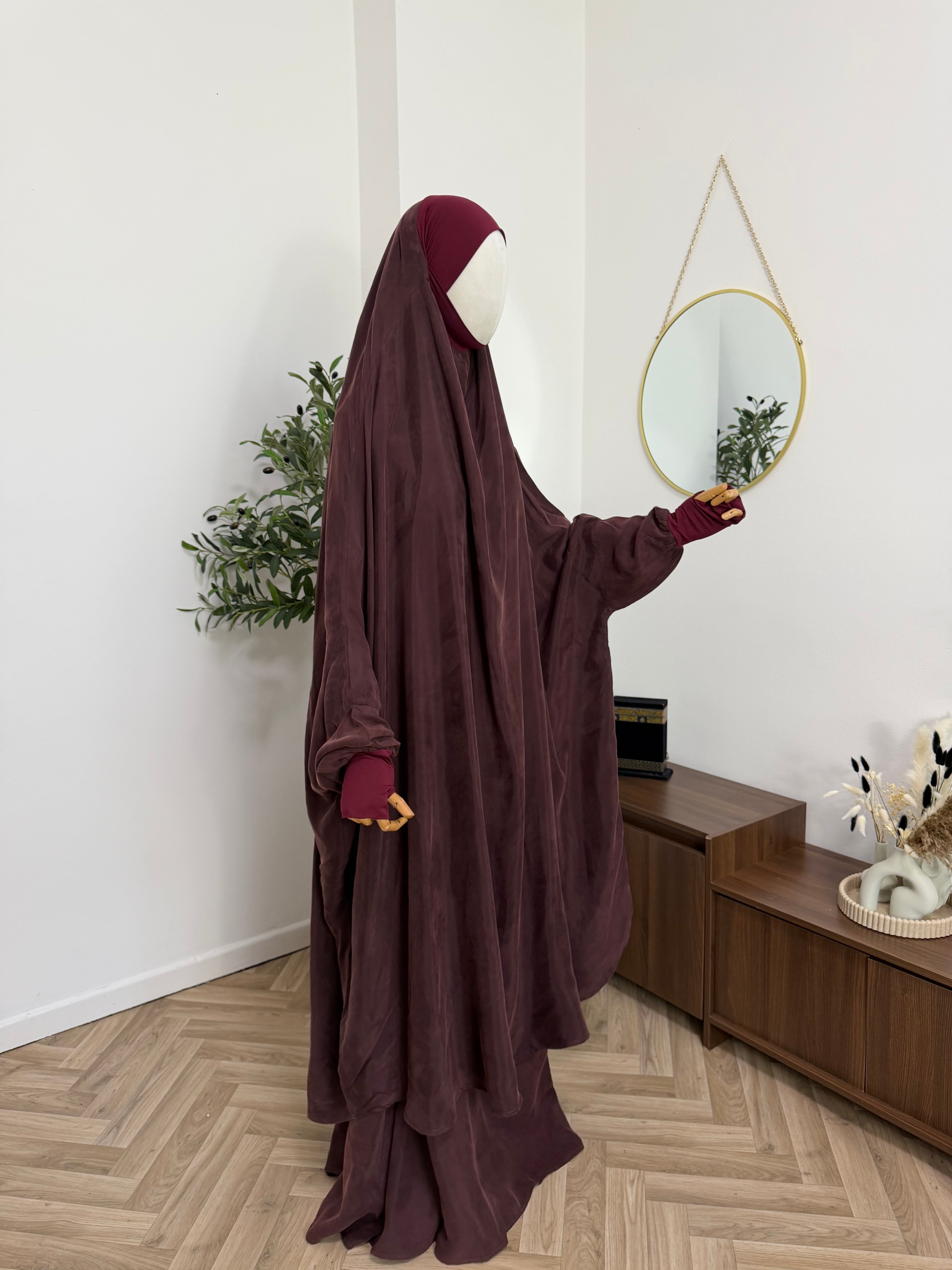 2-teiliger Jilbab aus Cupro