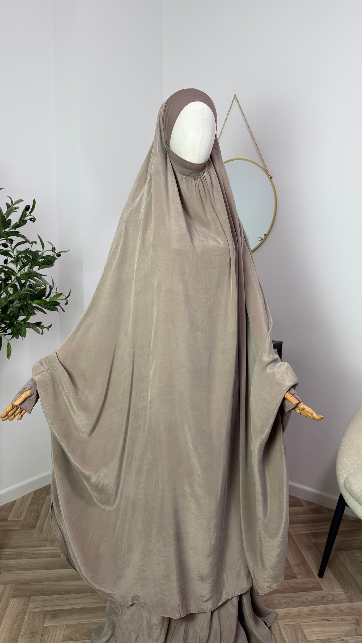2-teiliger Jilbab aus Cupro