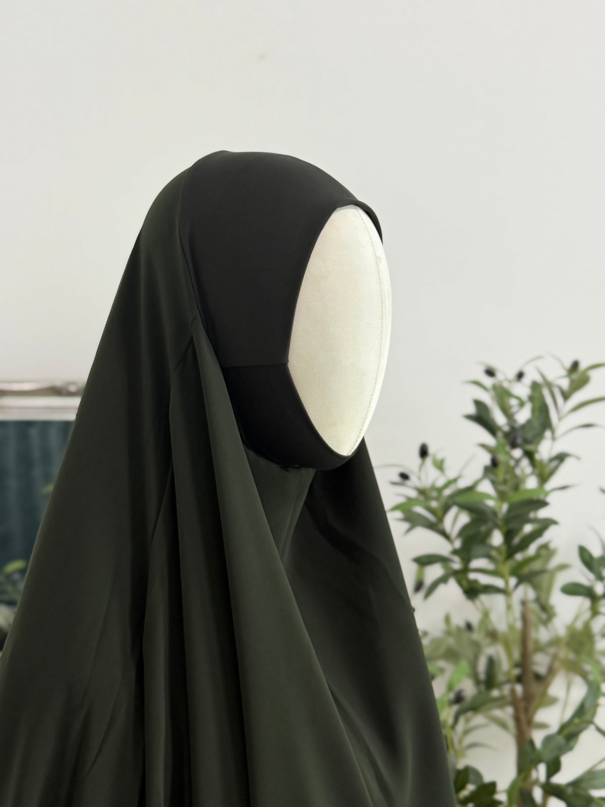 Zweilagiger Chiffon-Khimar – Maxi
