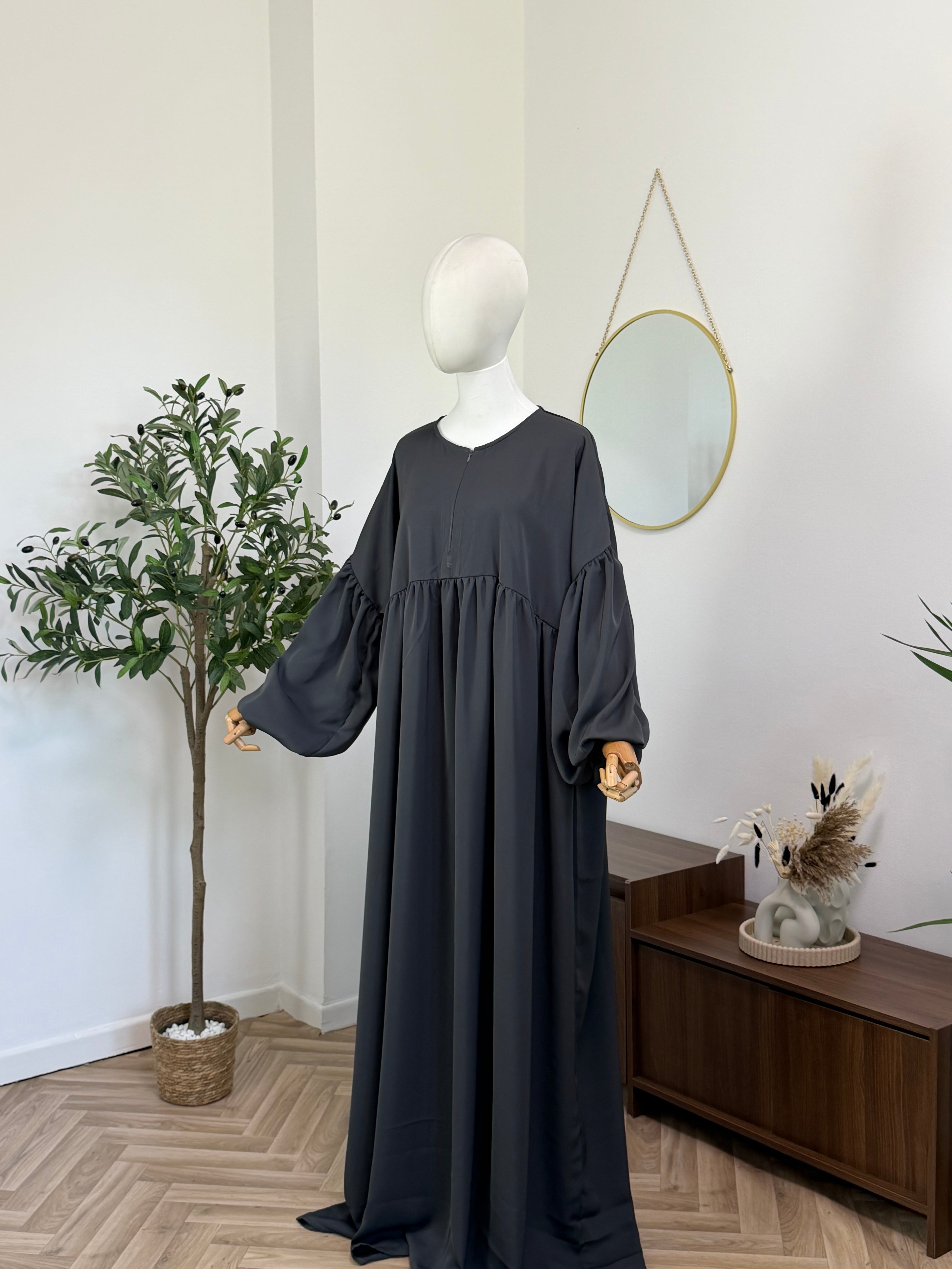Abaya mit Ballonärmeln