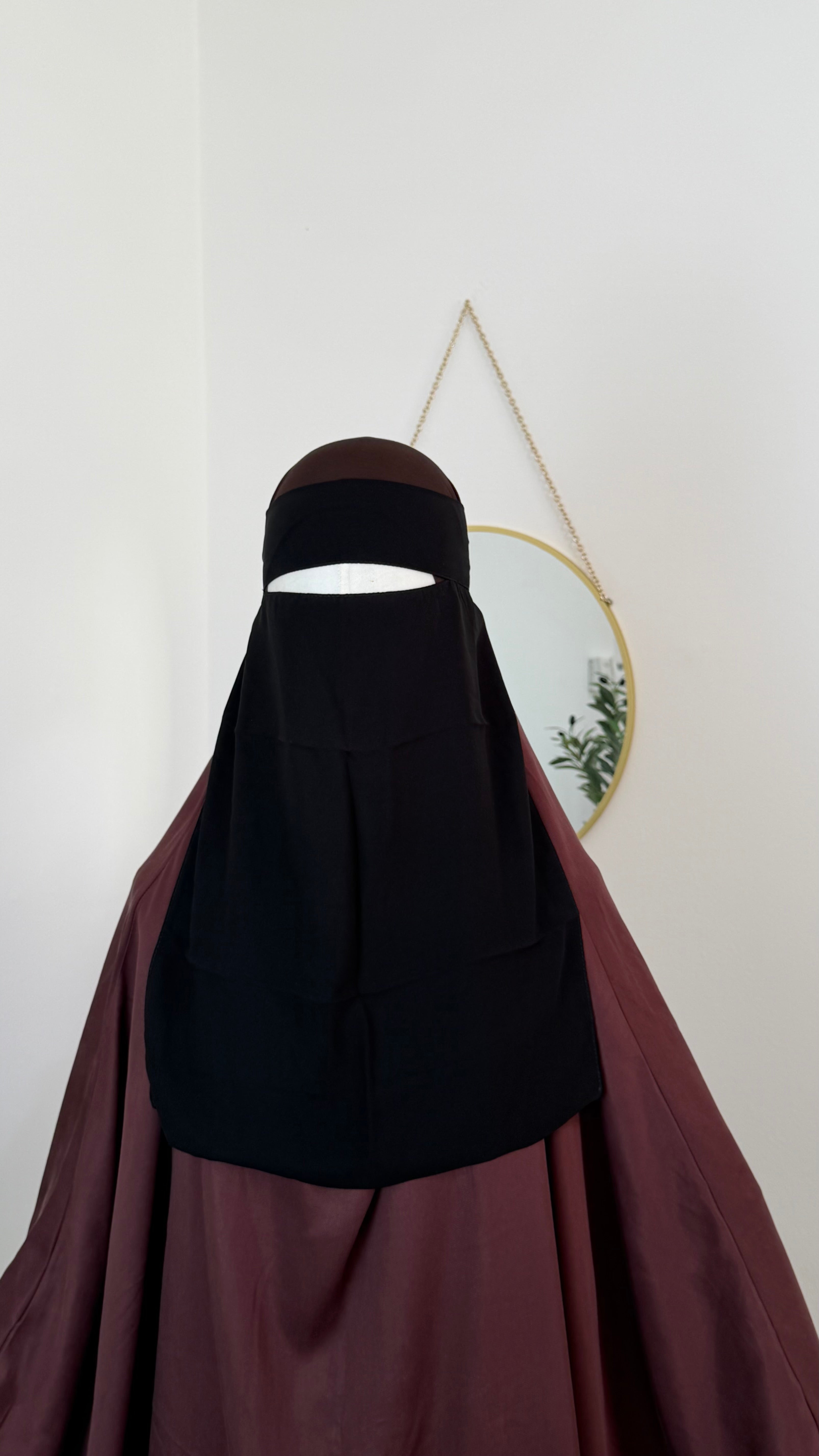 Niqab einlagig
