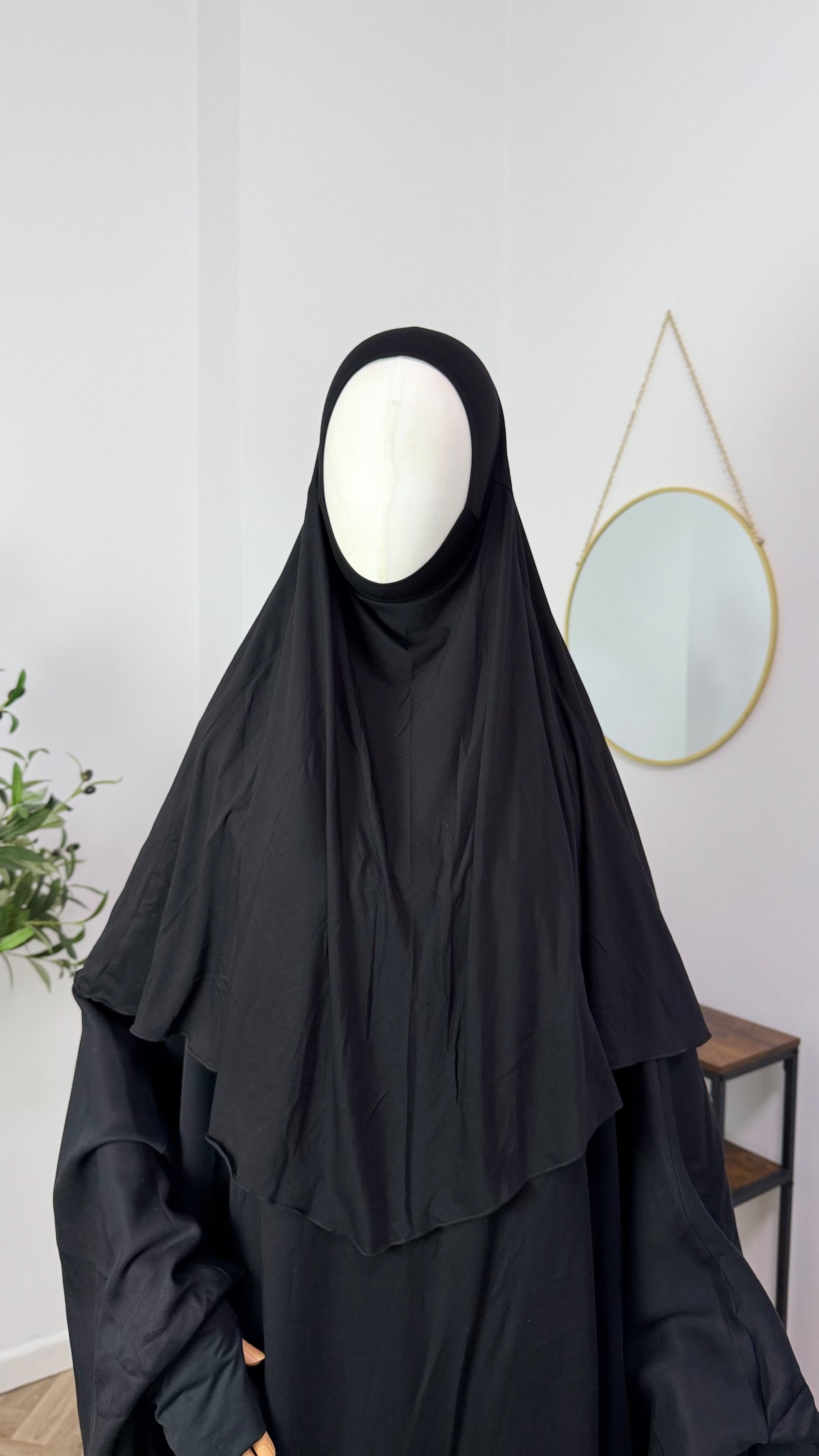 Khimar made of cotton jersey