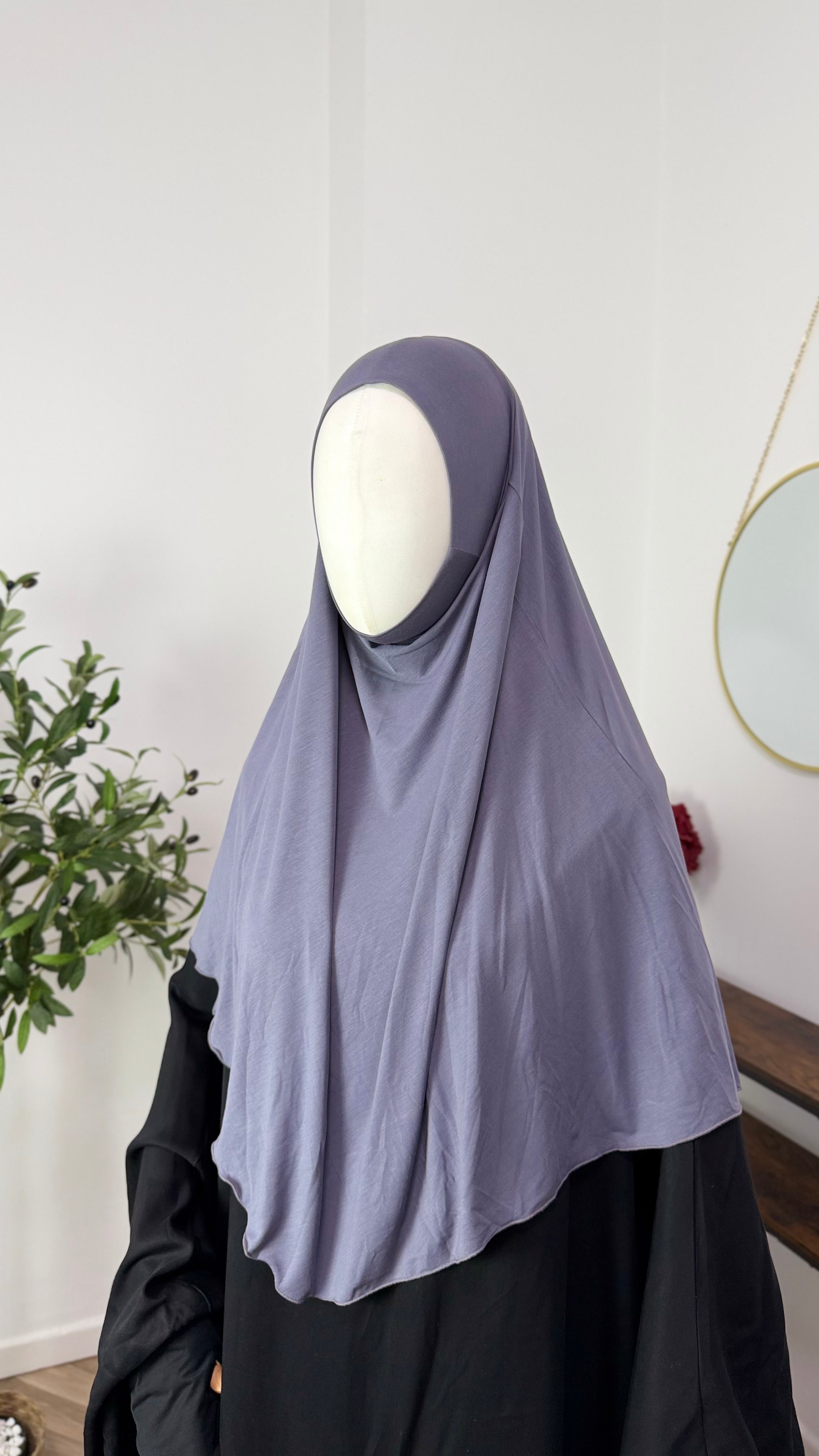 Khimar made of cotton jersey