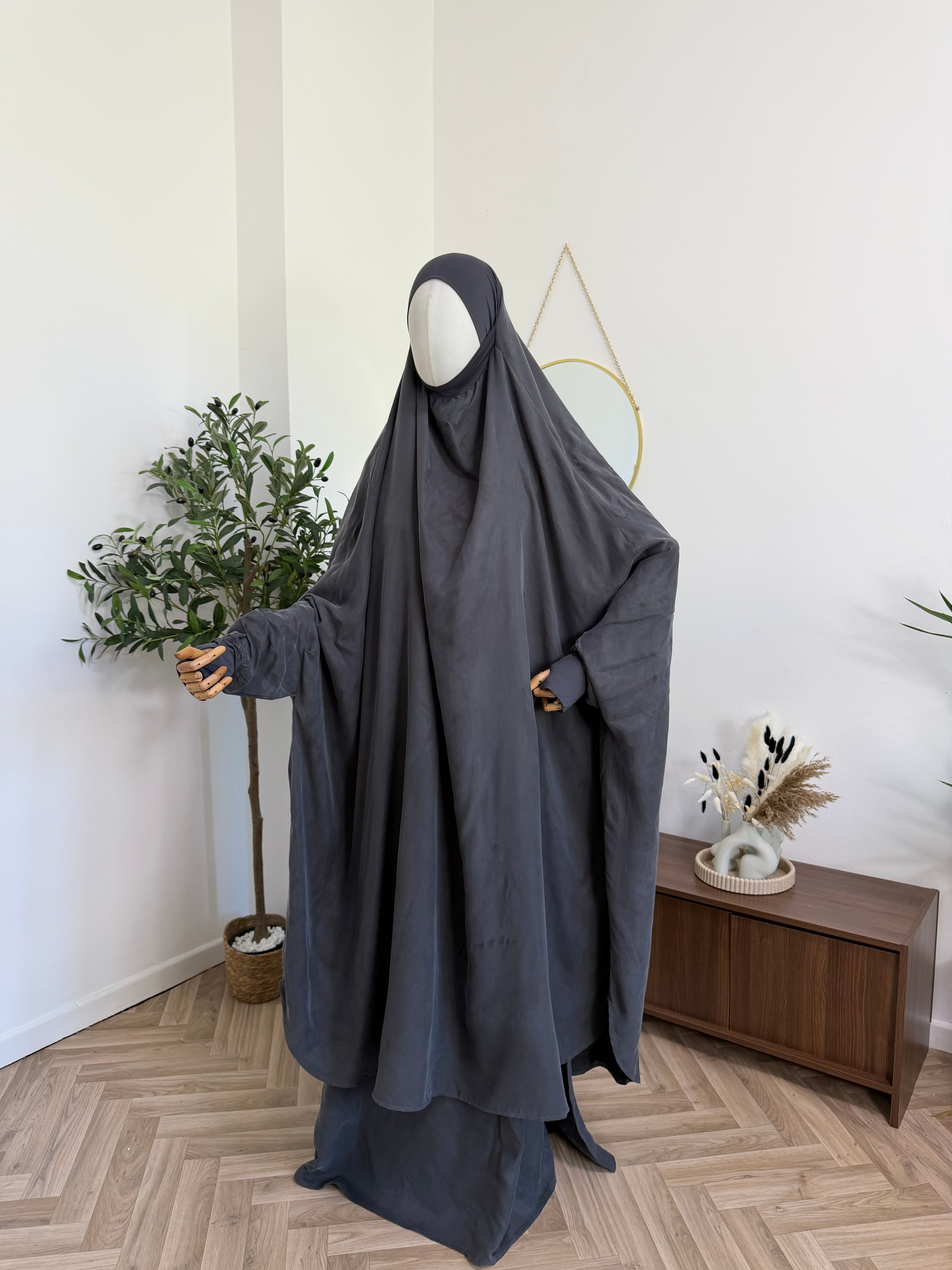 2-teiliger Jilbab aus Cupro