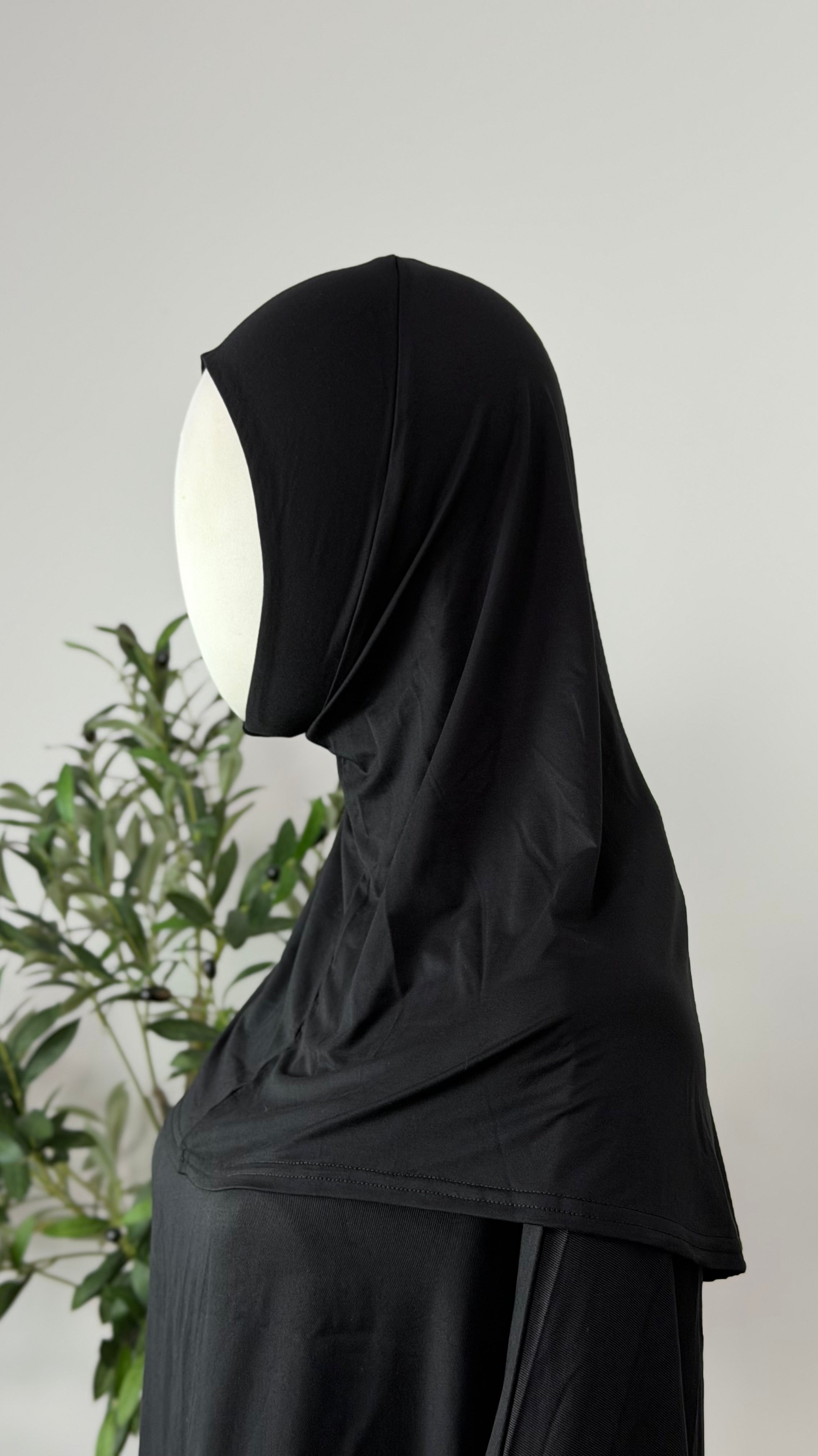 Schlauch-Unterhijab mit Hals- und Kinnbedeckung