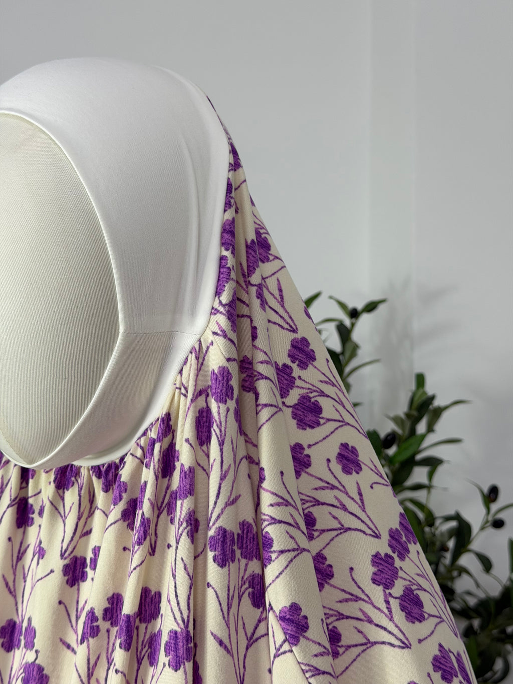 Prayer jilbab made of bamboo viscose