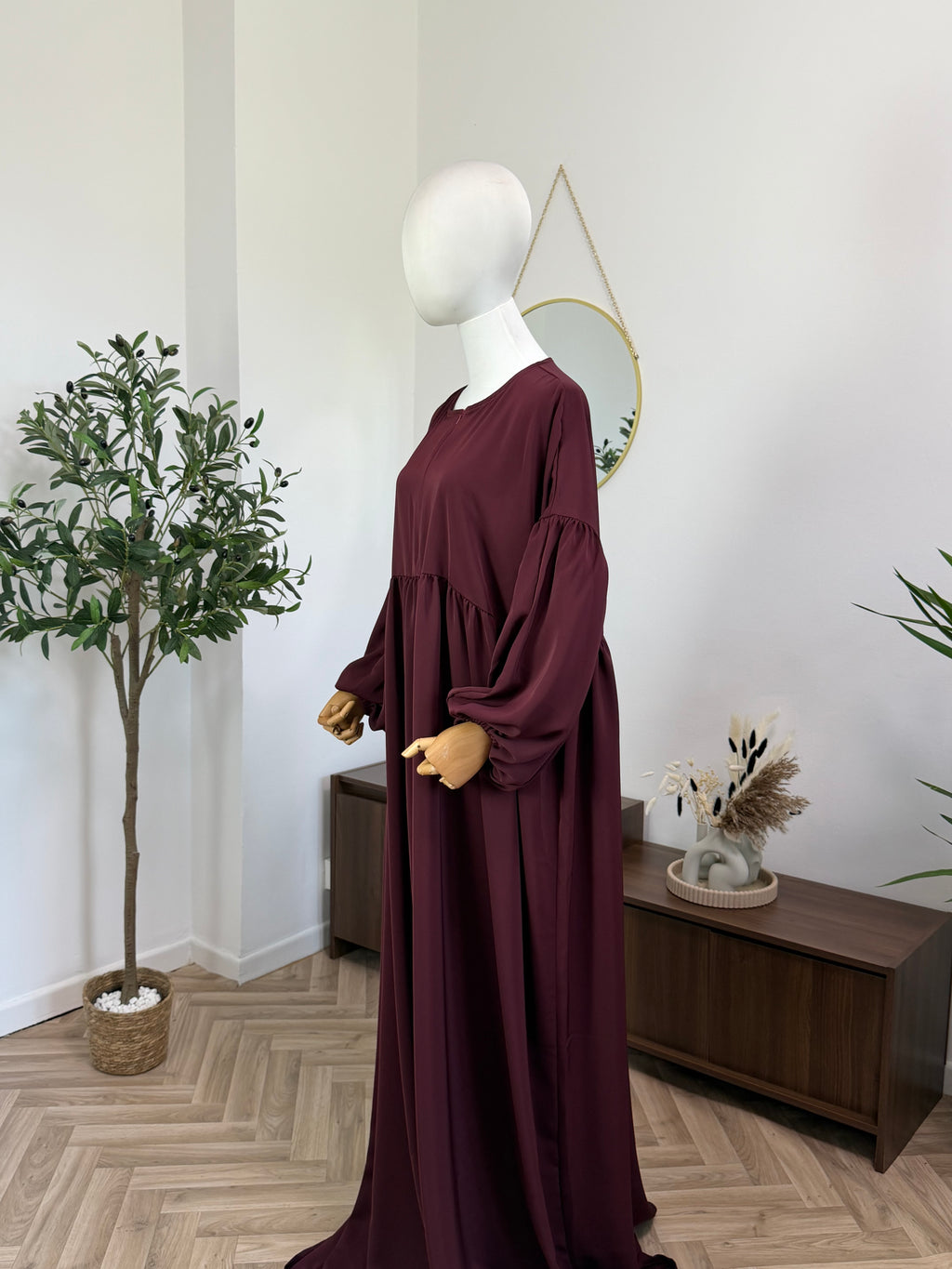 Abaya mit Ballonärmeln