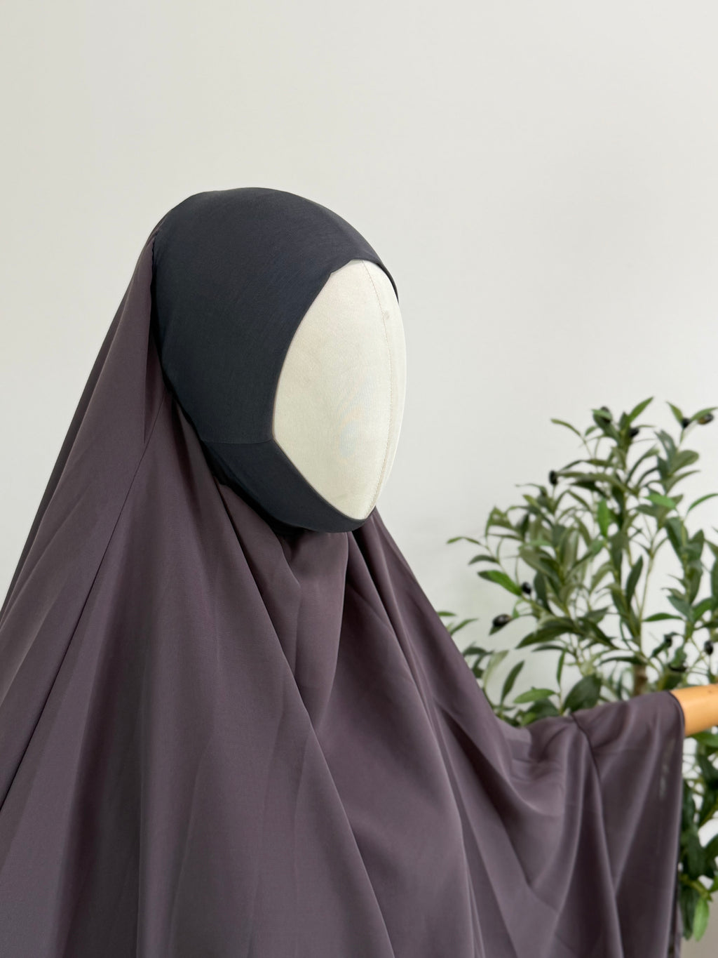 Zweilagiger Chiffon-Khimar – Maxi