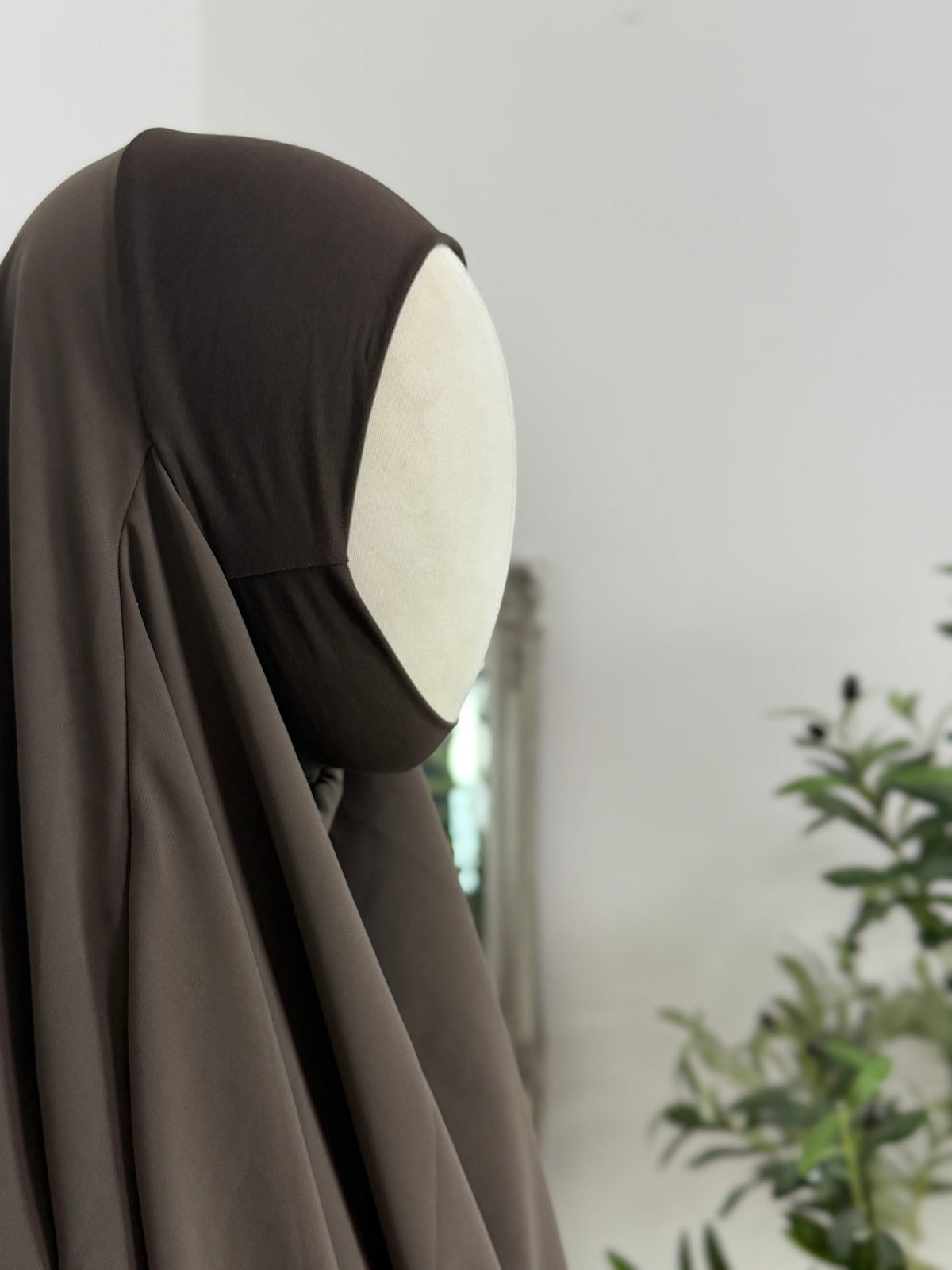 Zweilagiger Chiffon-Khimar – Maxi