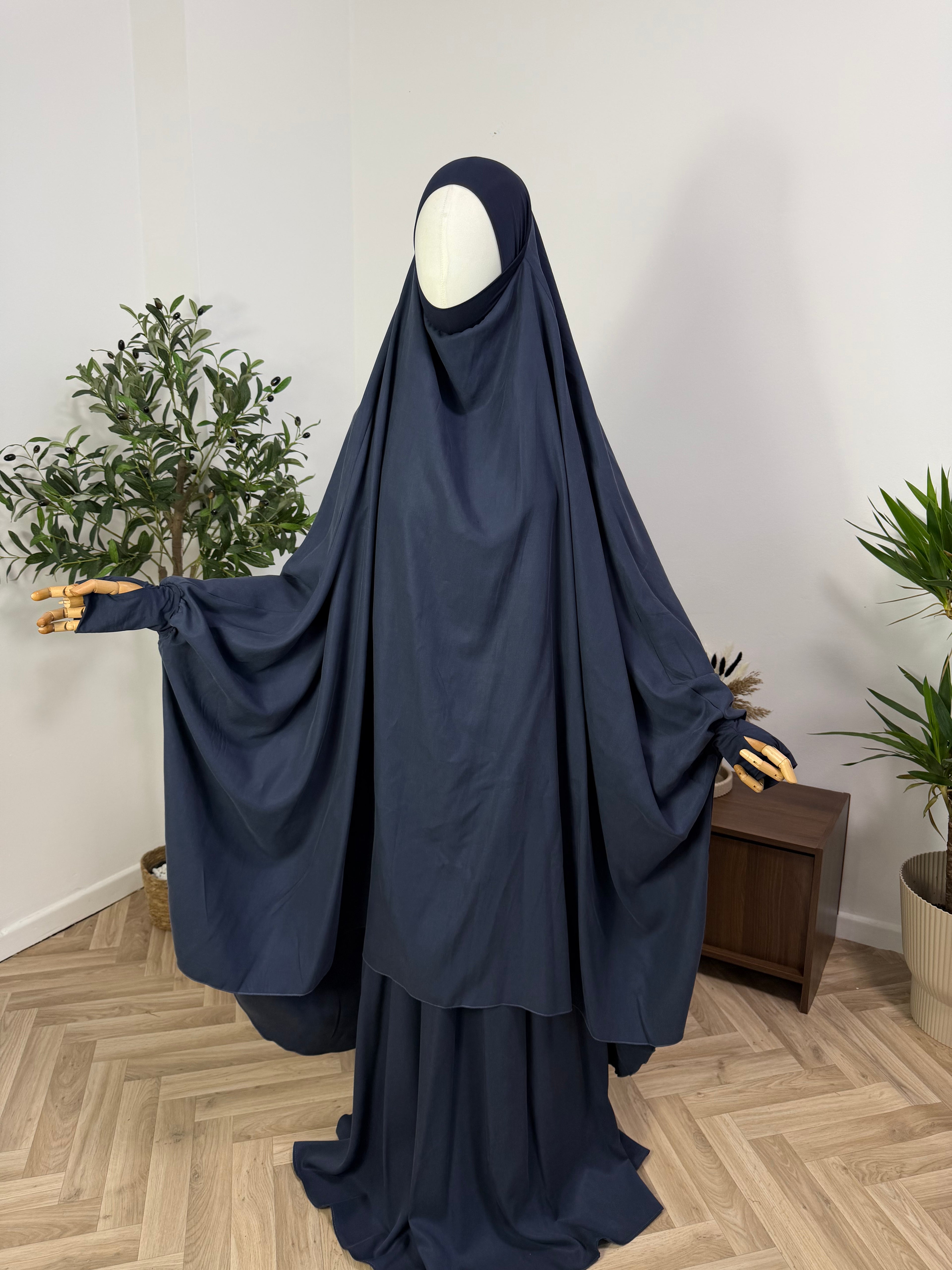 Jilbab aus Cupro-Tencel