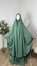 Jilbab 2-teilig aus Abaya Seide
