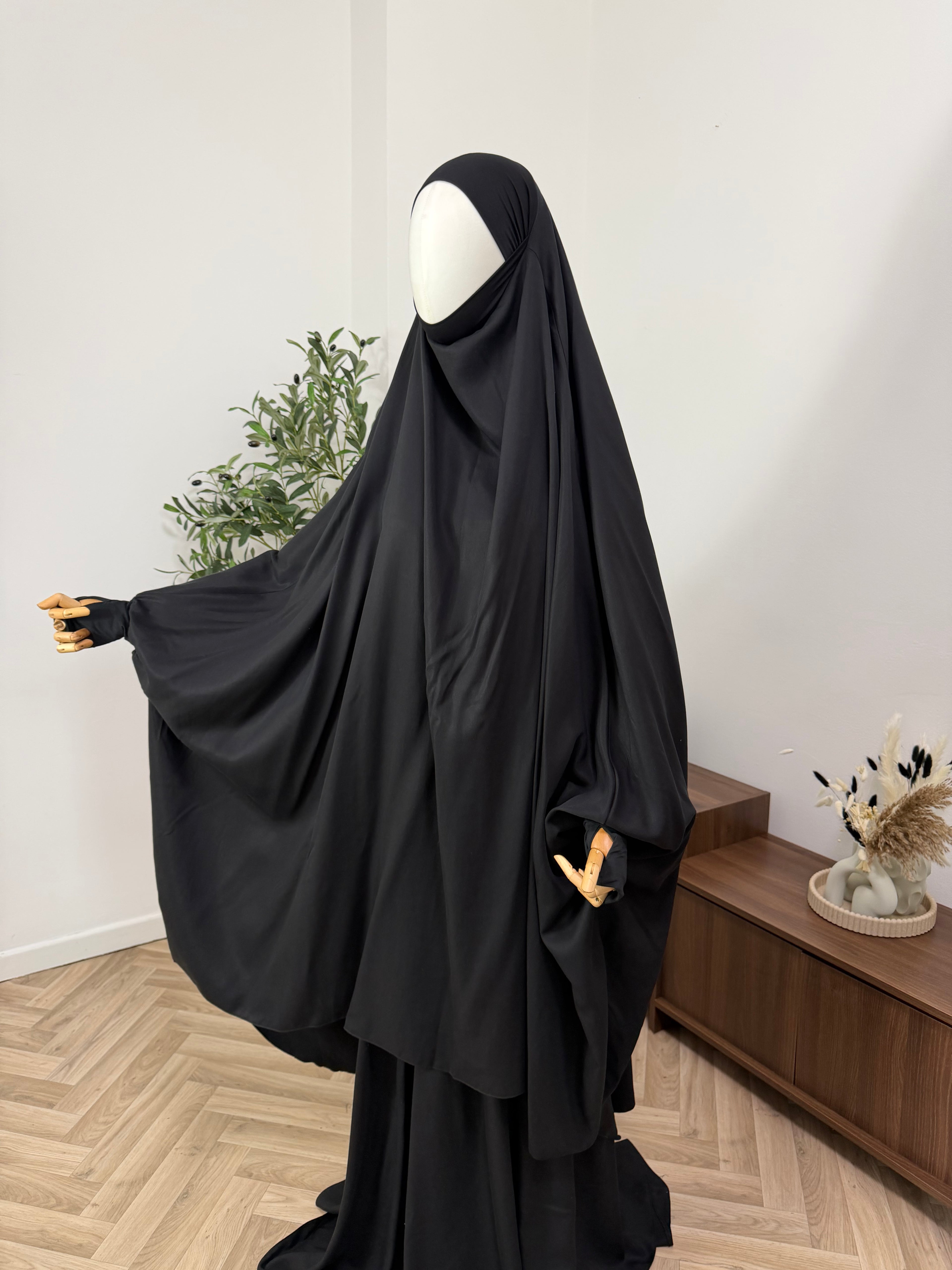 Jilbab aus Cupro-Tencel