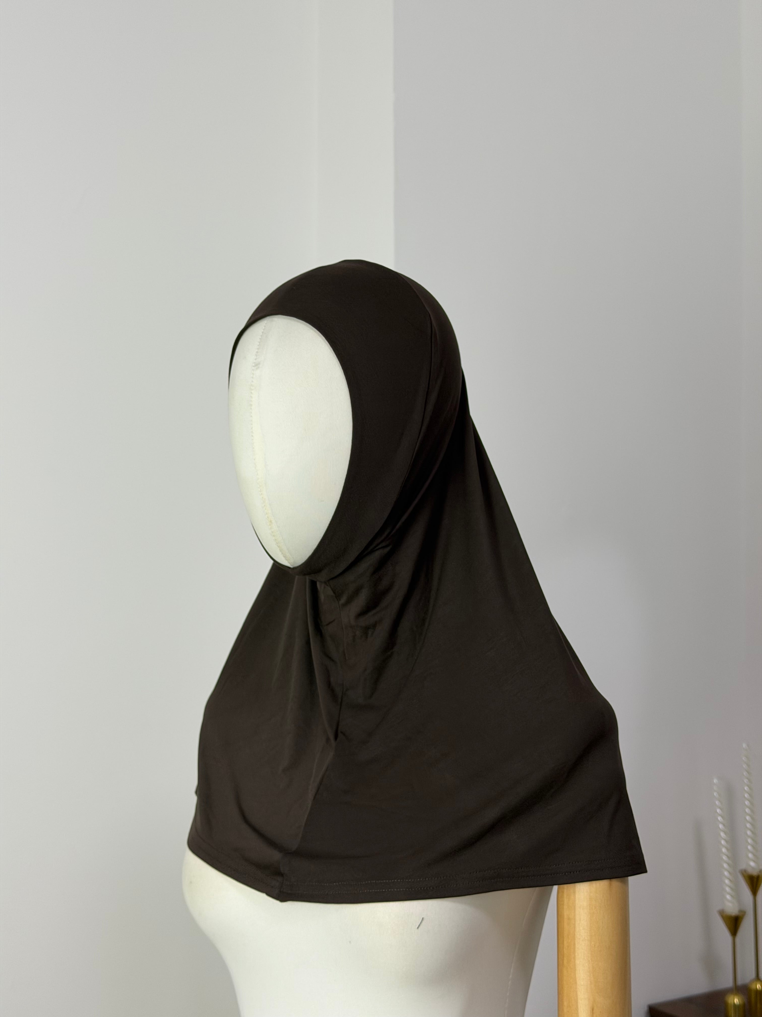 Schlauch-Unterhijab mit Hals- und Kinnbedeckung