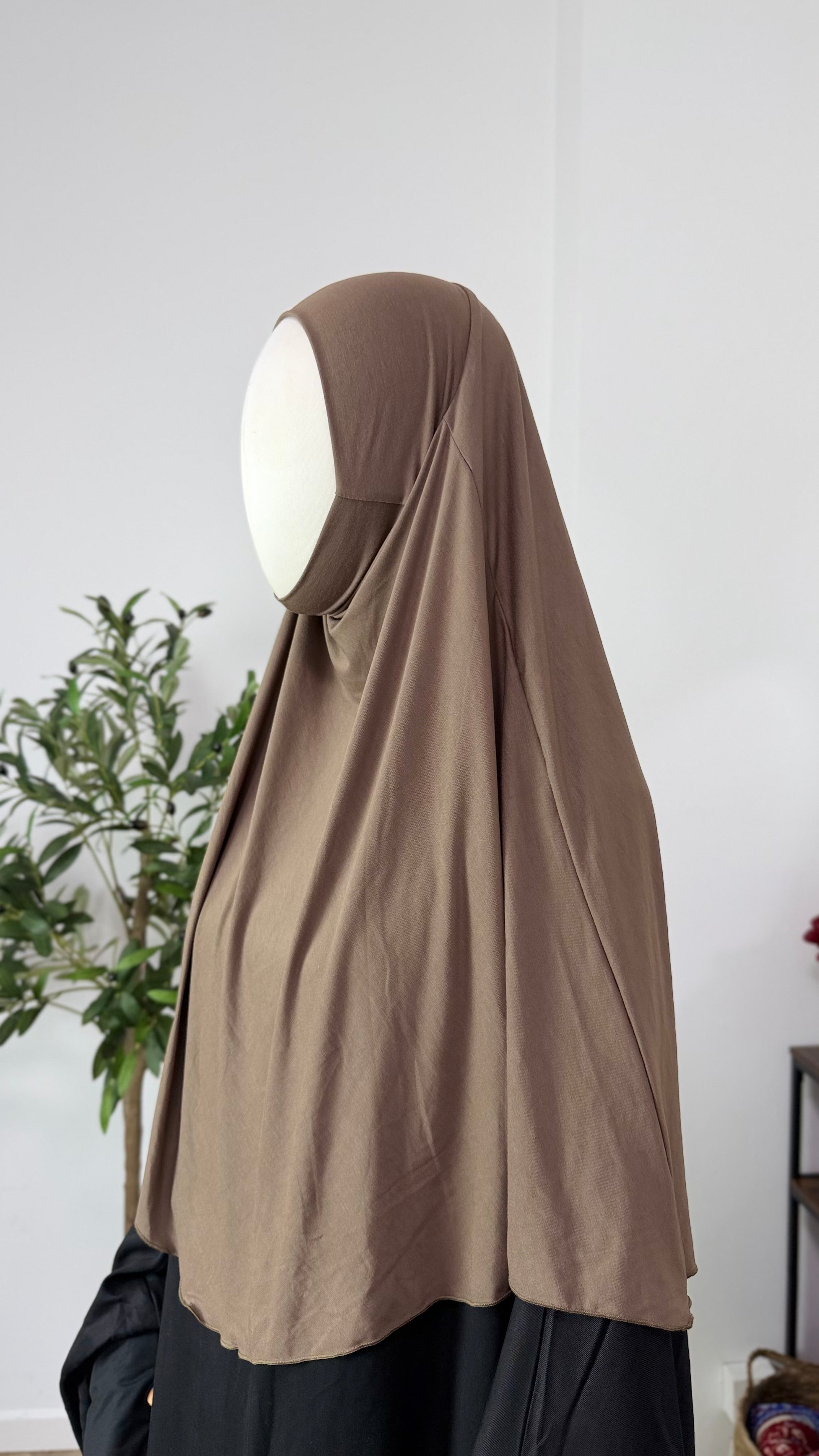 Khimar made of cotton jersey