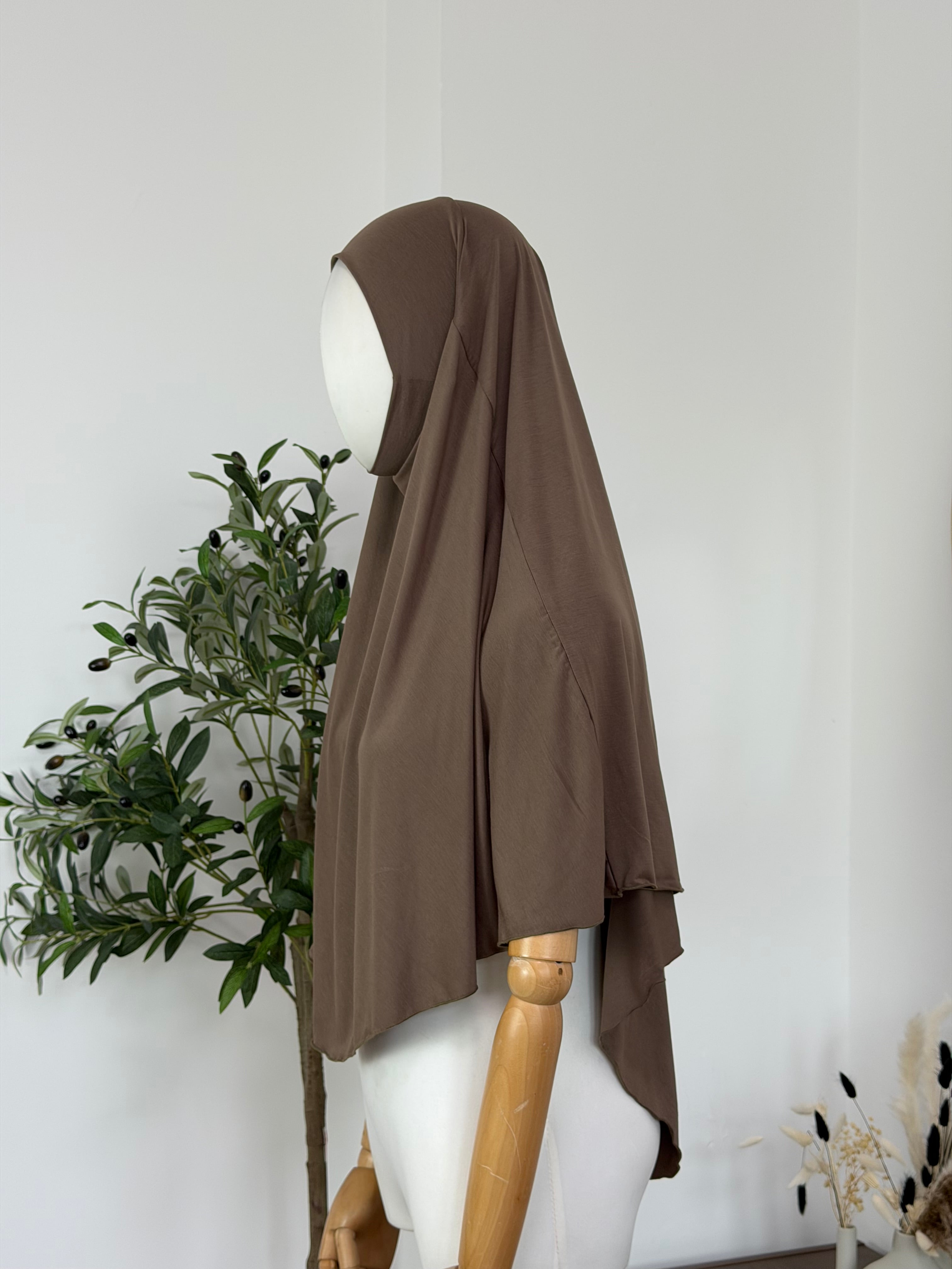 Khimar aus Baumwolljersey