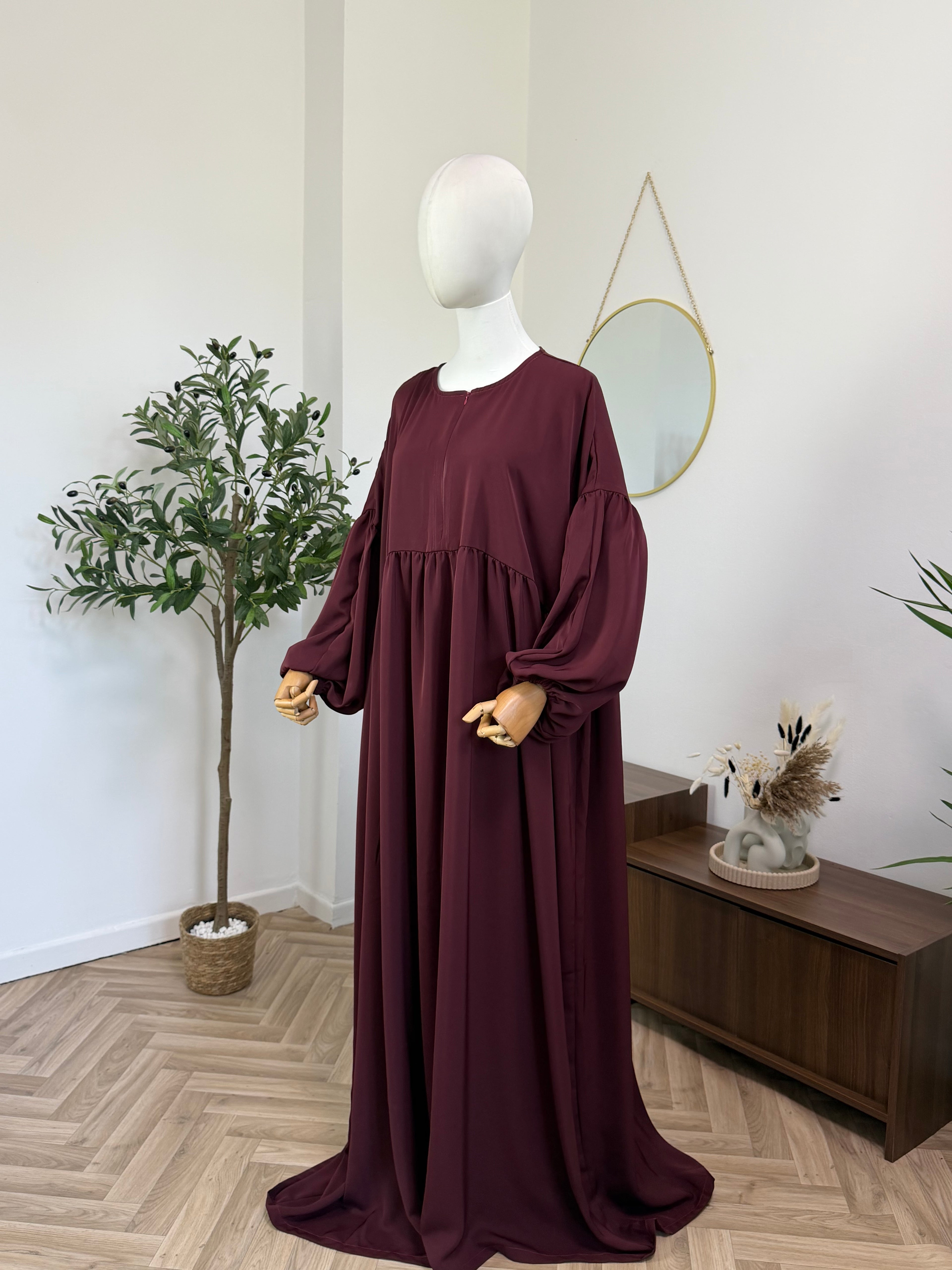 Abaya mit Ballonärmeln