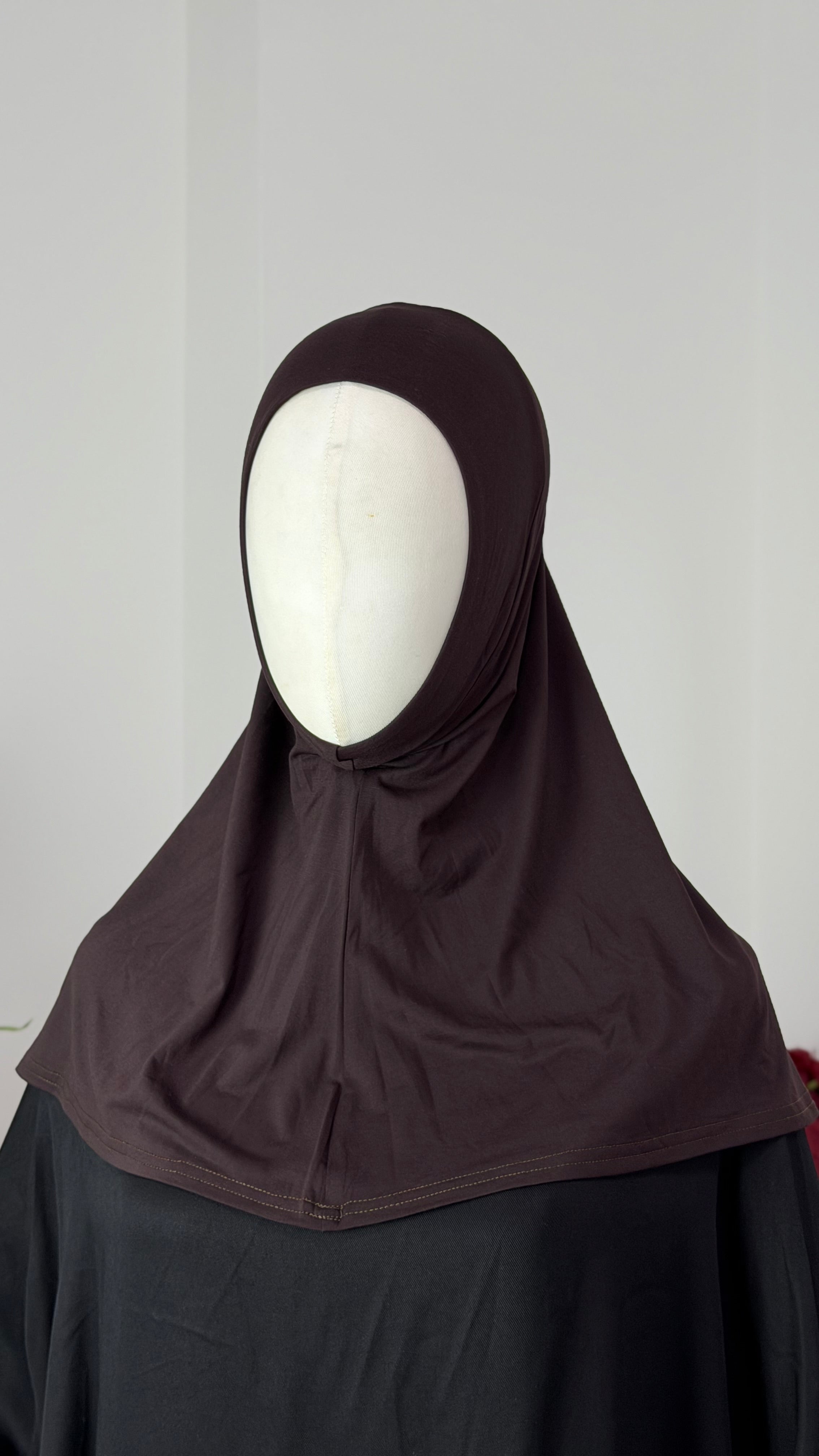 Schlauch-Unterhijab mit Hals- und Kinnbedeckung