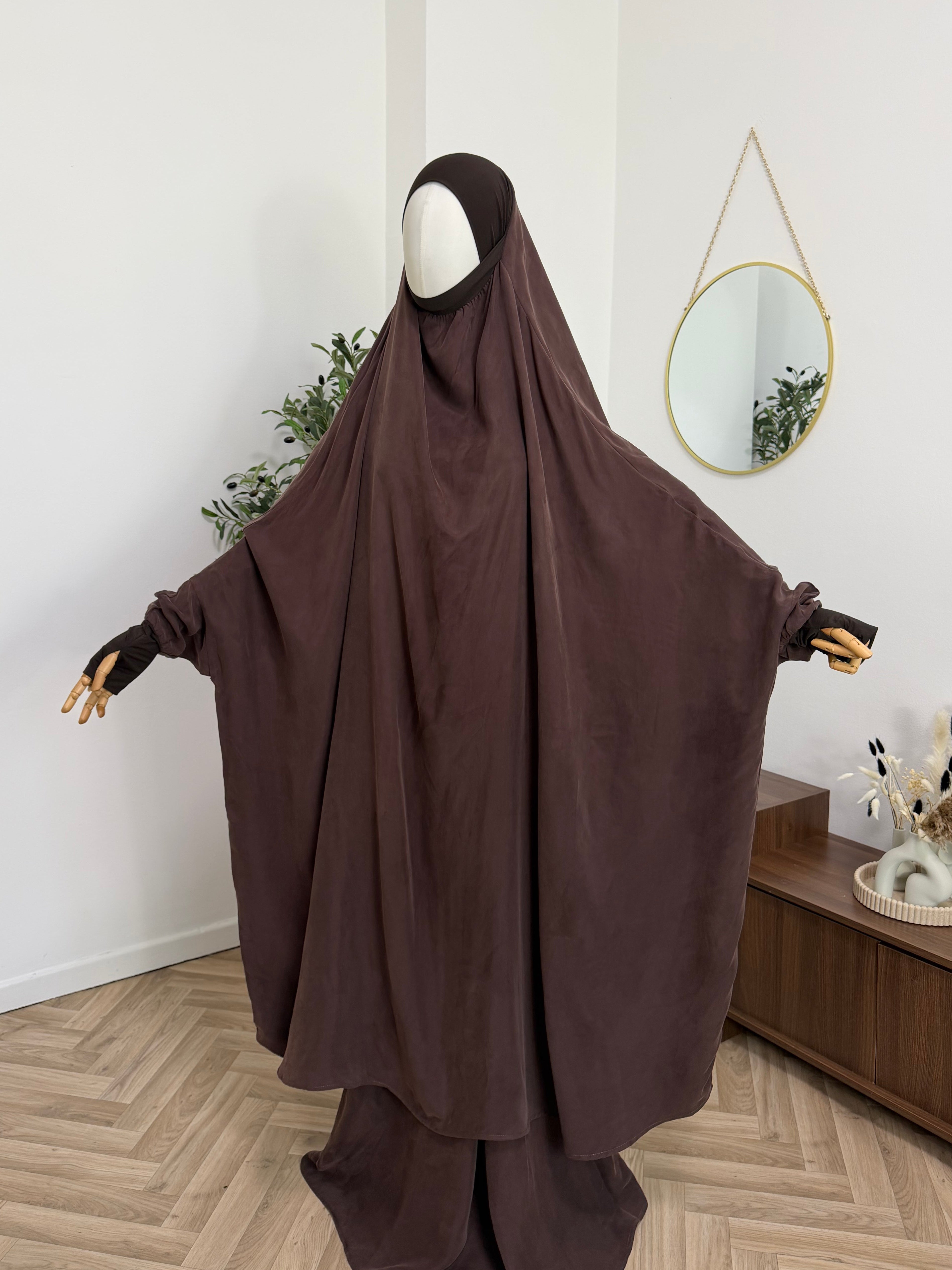 2-teiliger Jilbab aus Cupro
