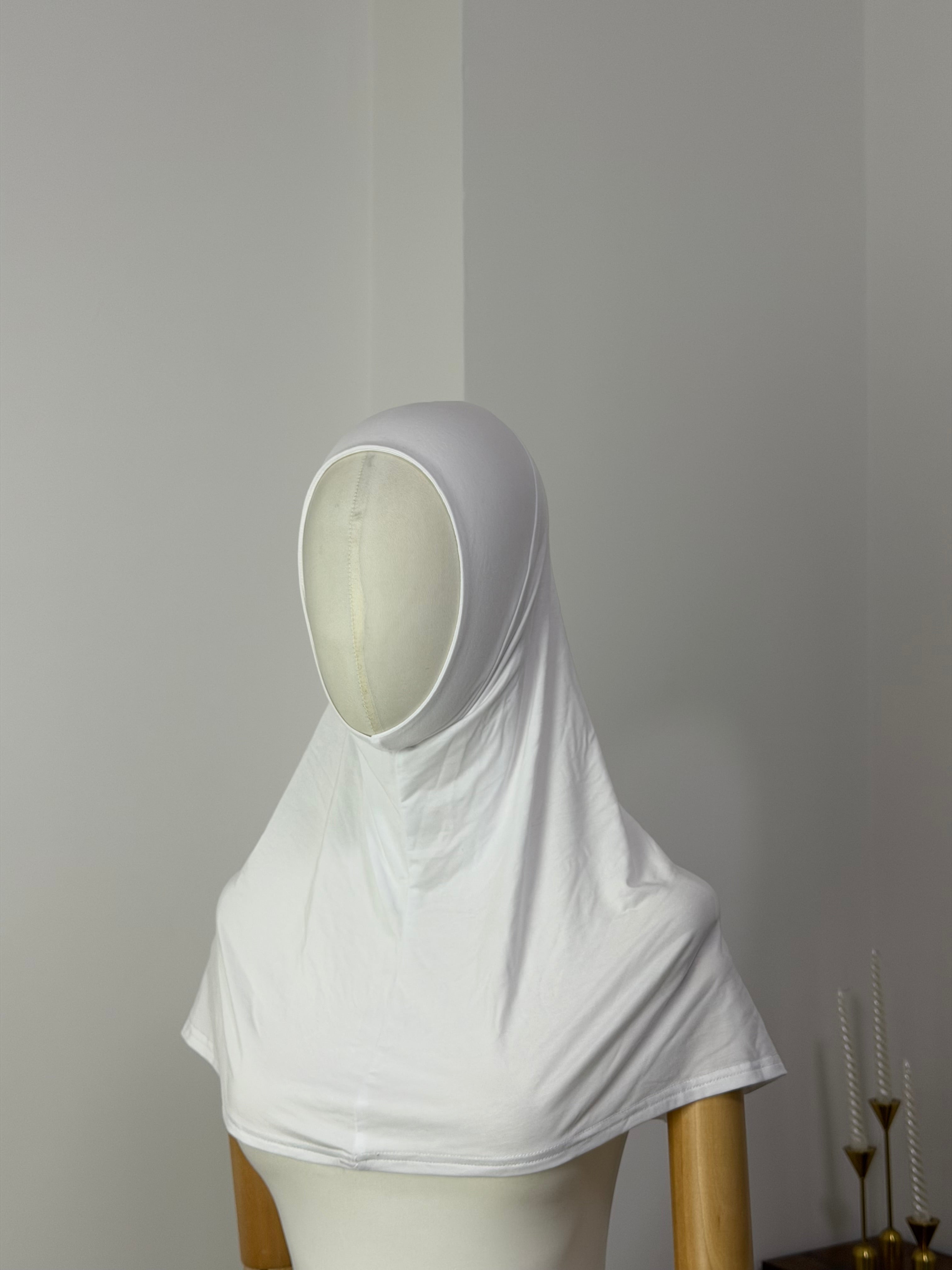 Schlauch-Unterhijab mit Hals- und Kinnbedeckung