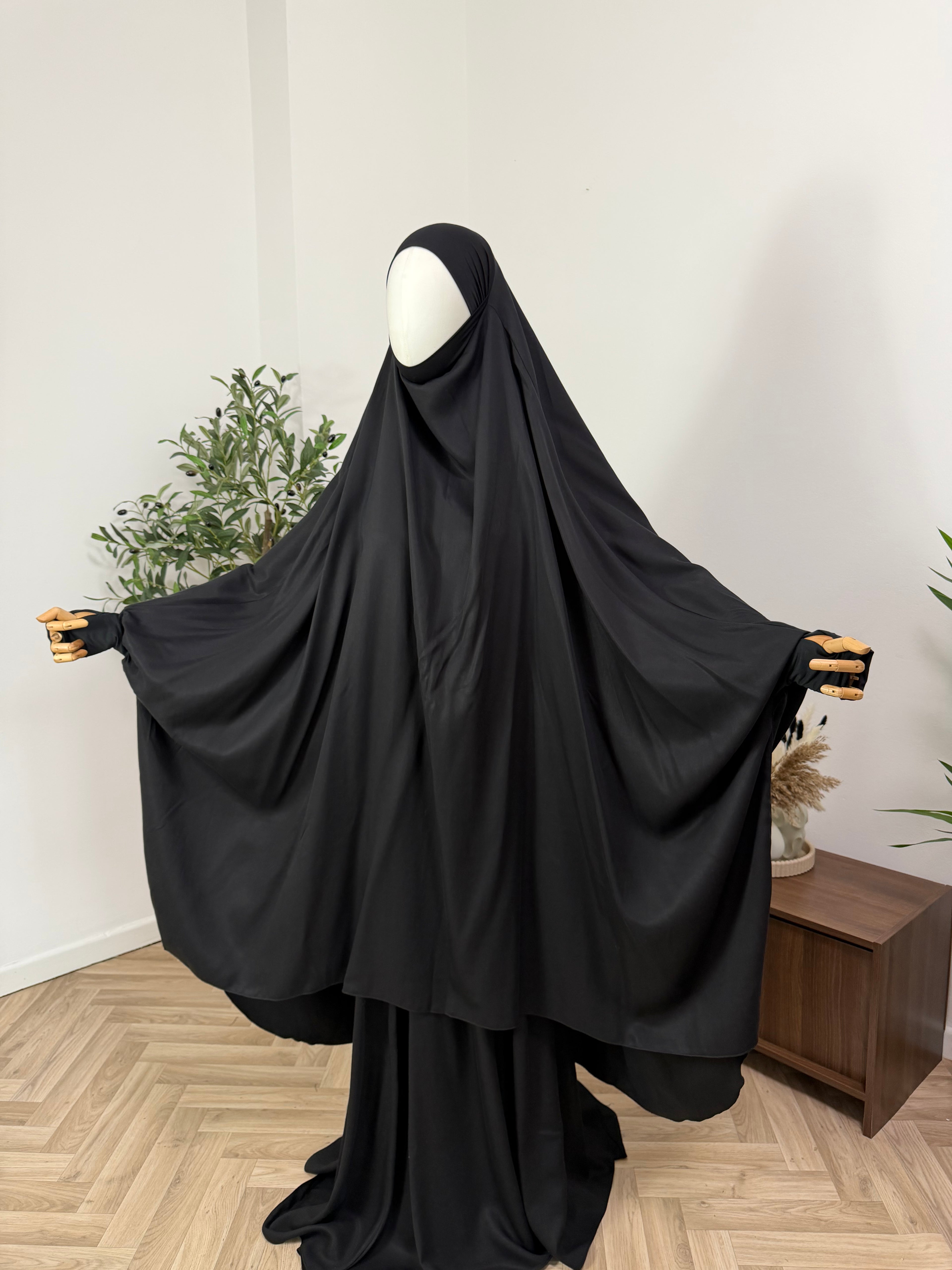 Jilbab aus Cupro-Tencel