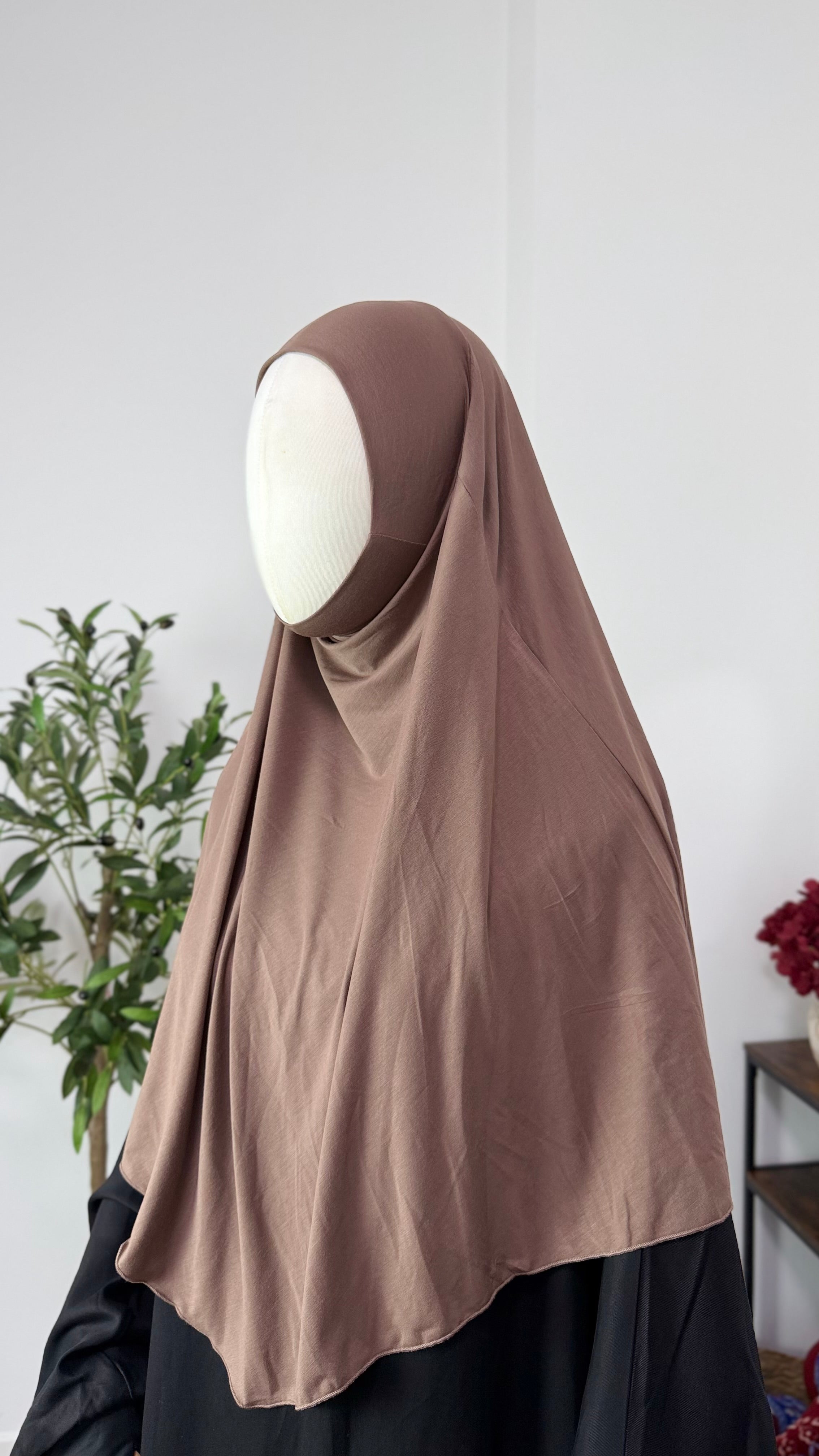 Khimar made of cotton jersey