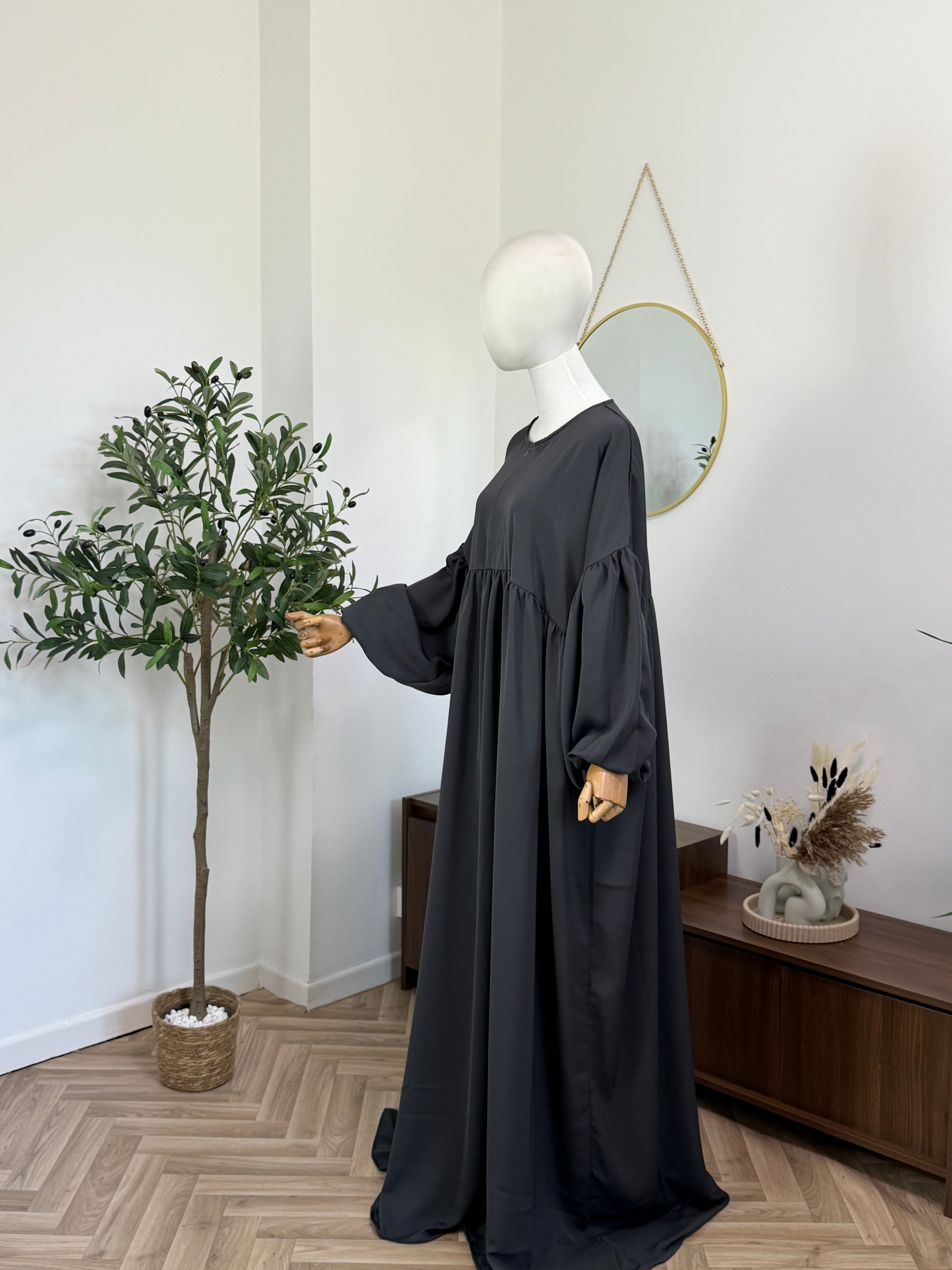 Abaya mit Ballonärmeln