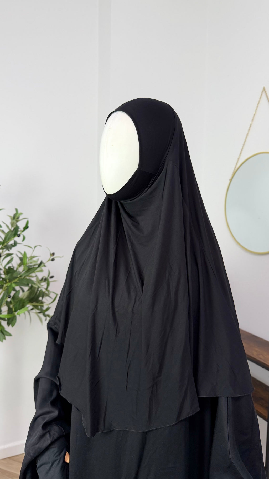 Khimar made of cotton jersey