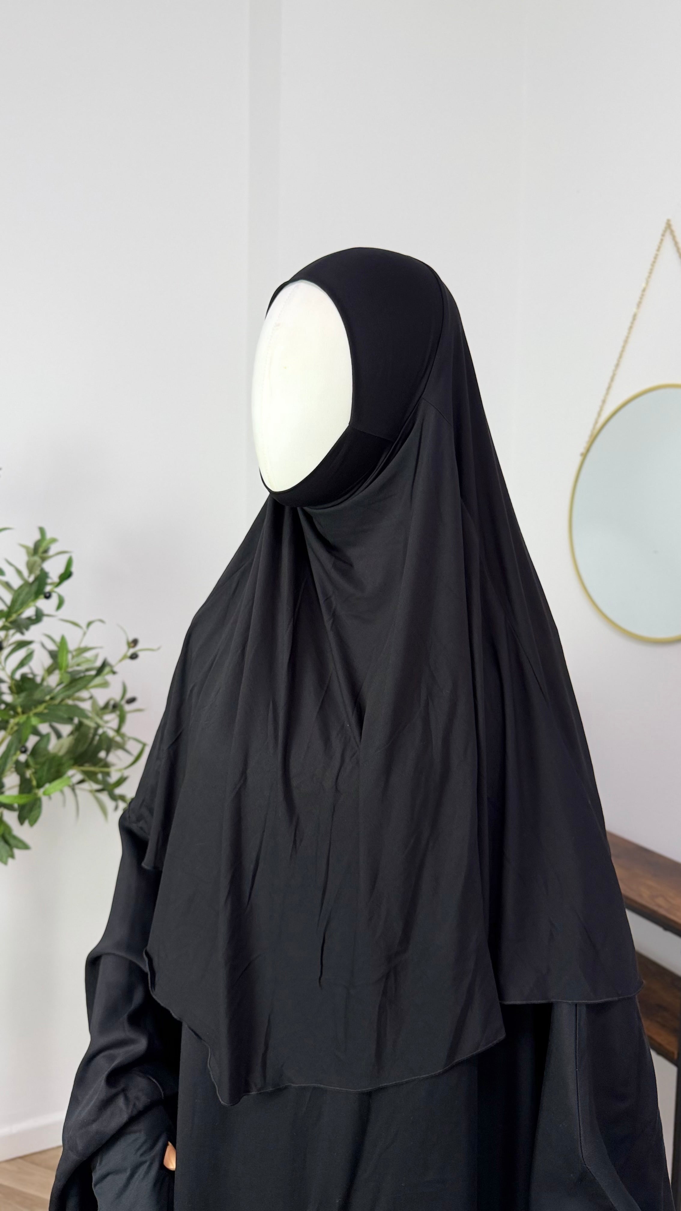 Khimar made of cotton jersey