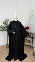 Farasha Abaya mit Daumenloch (Abaya Seide)