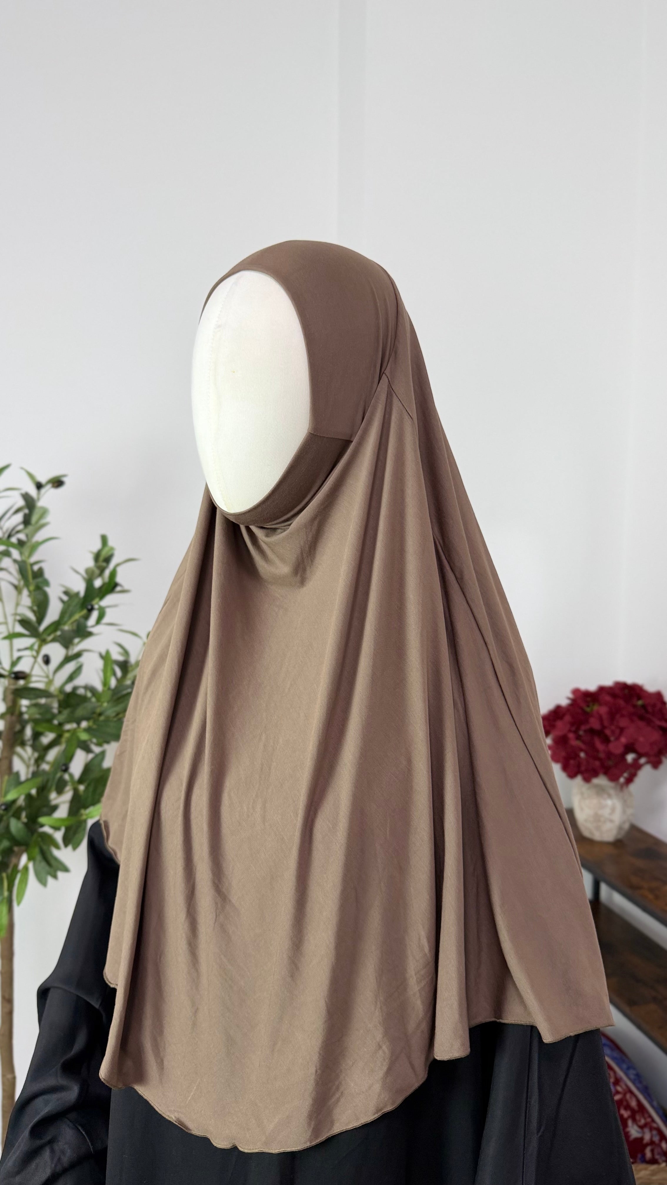 Khimar made of cotton jersey