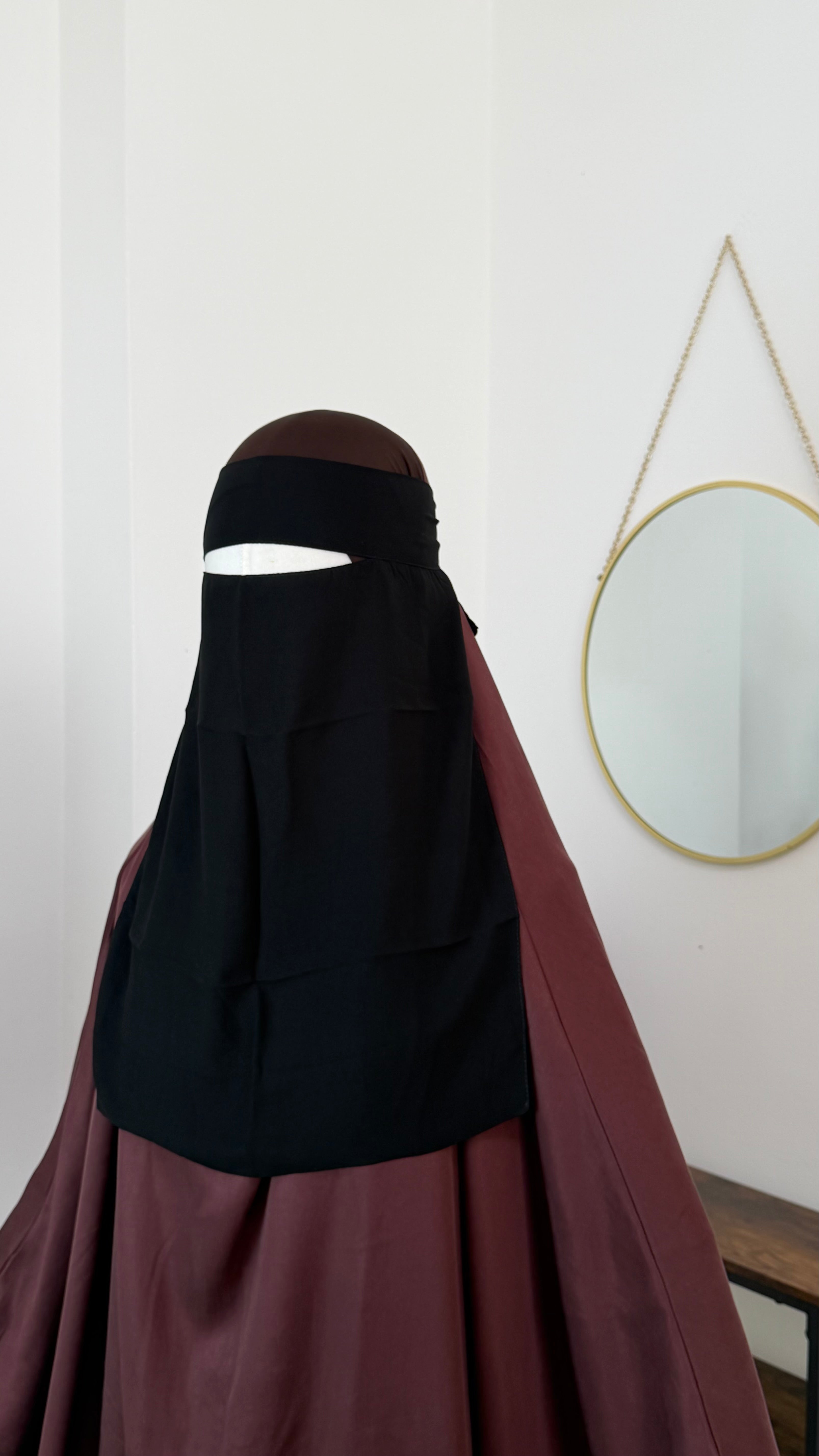 Niqab einlagig