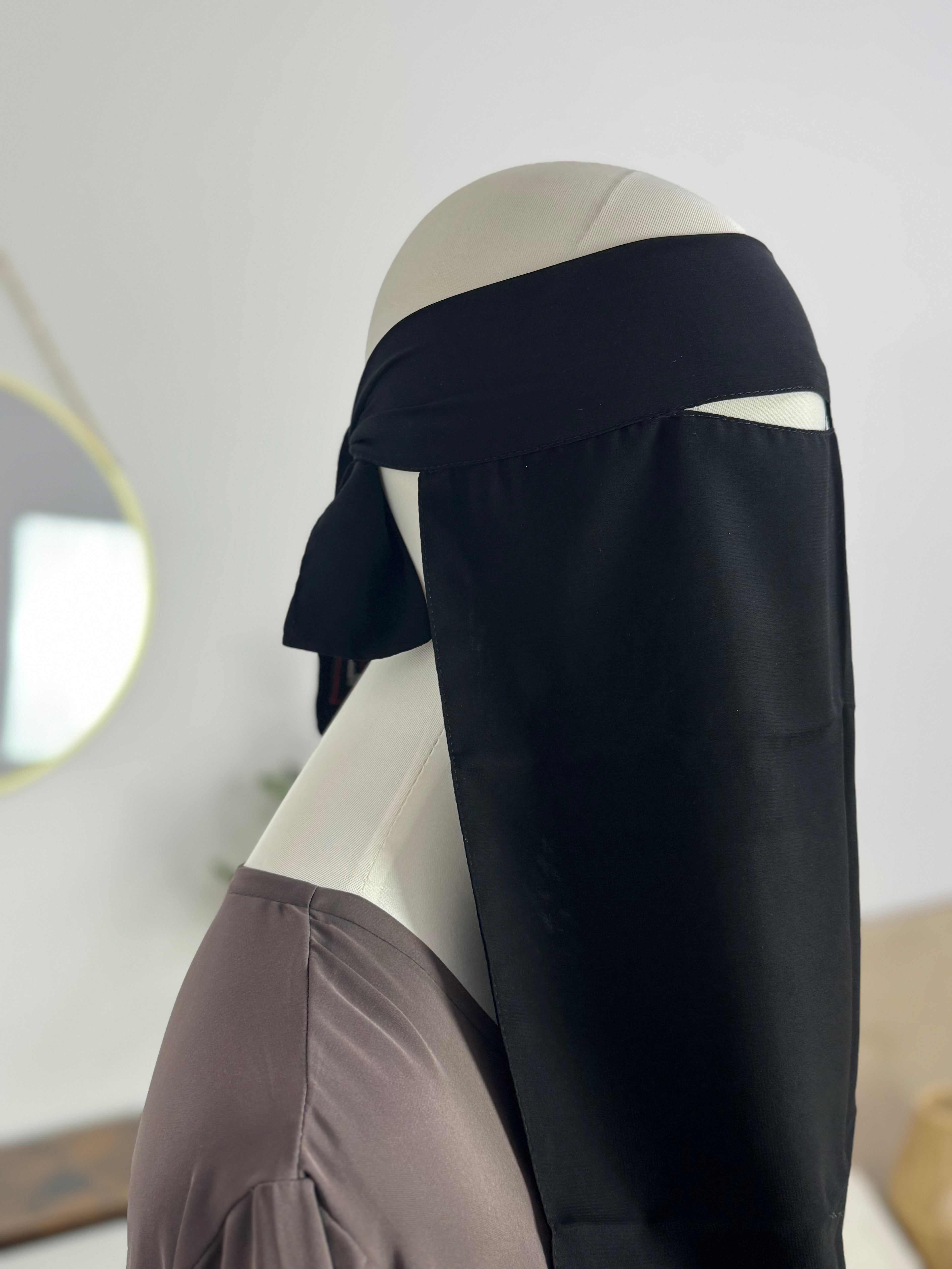 Niqab einlagig