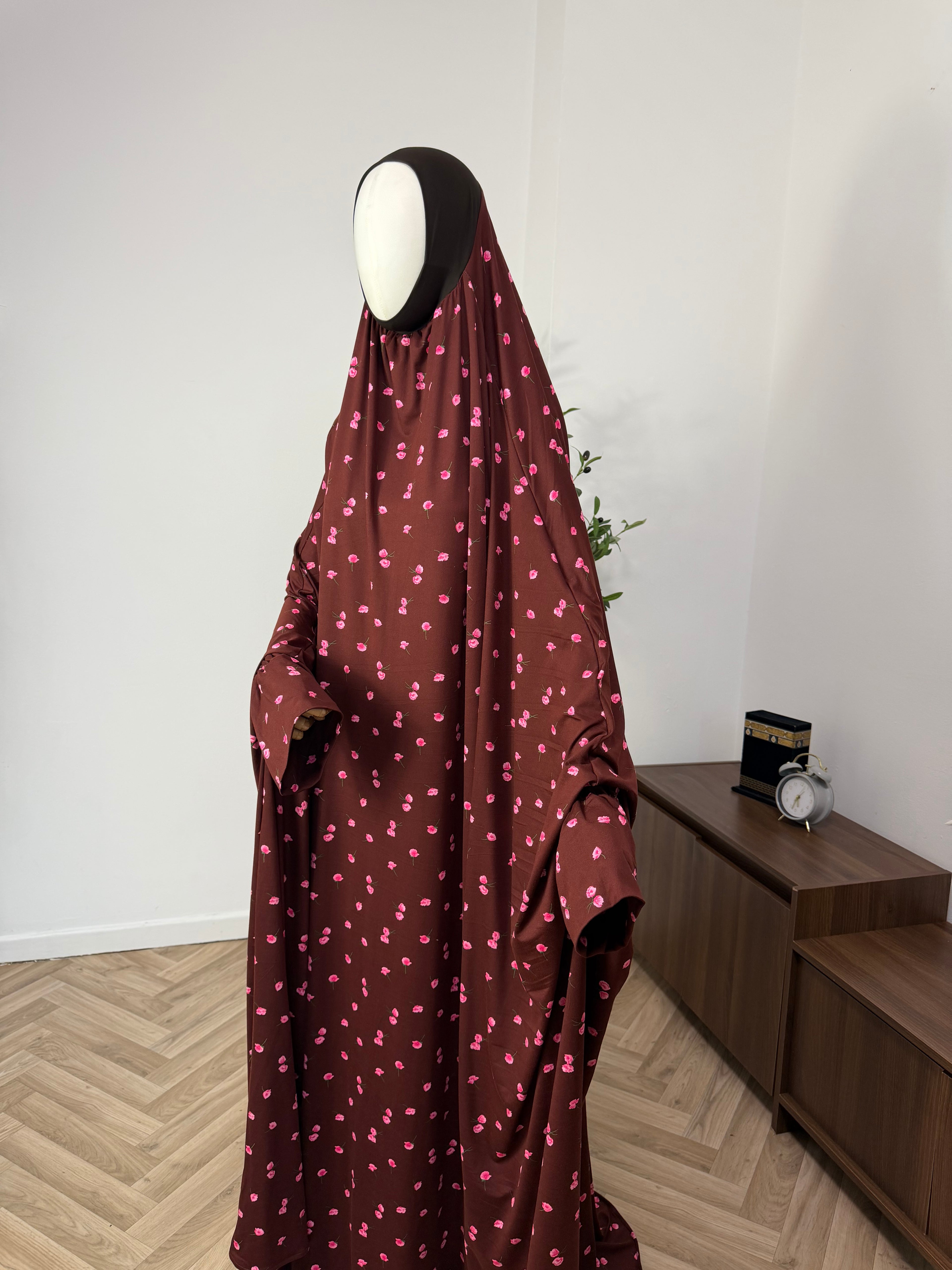 Prayer jilbab made of bamboo viscose