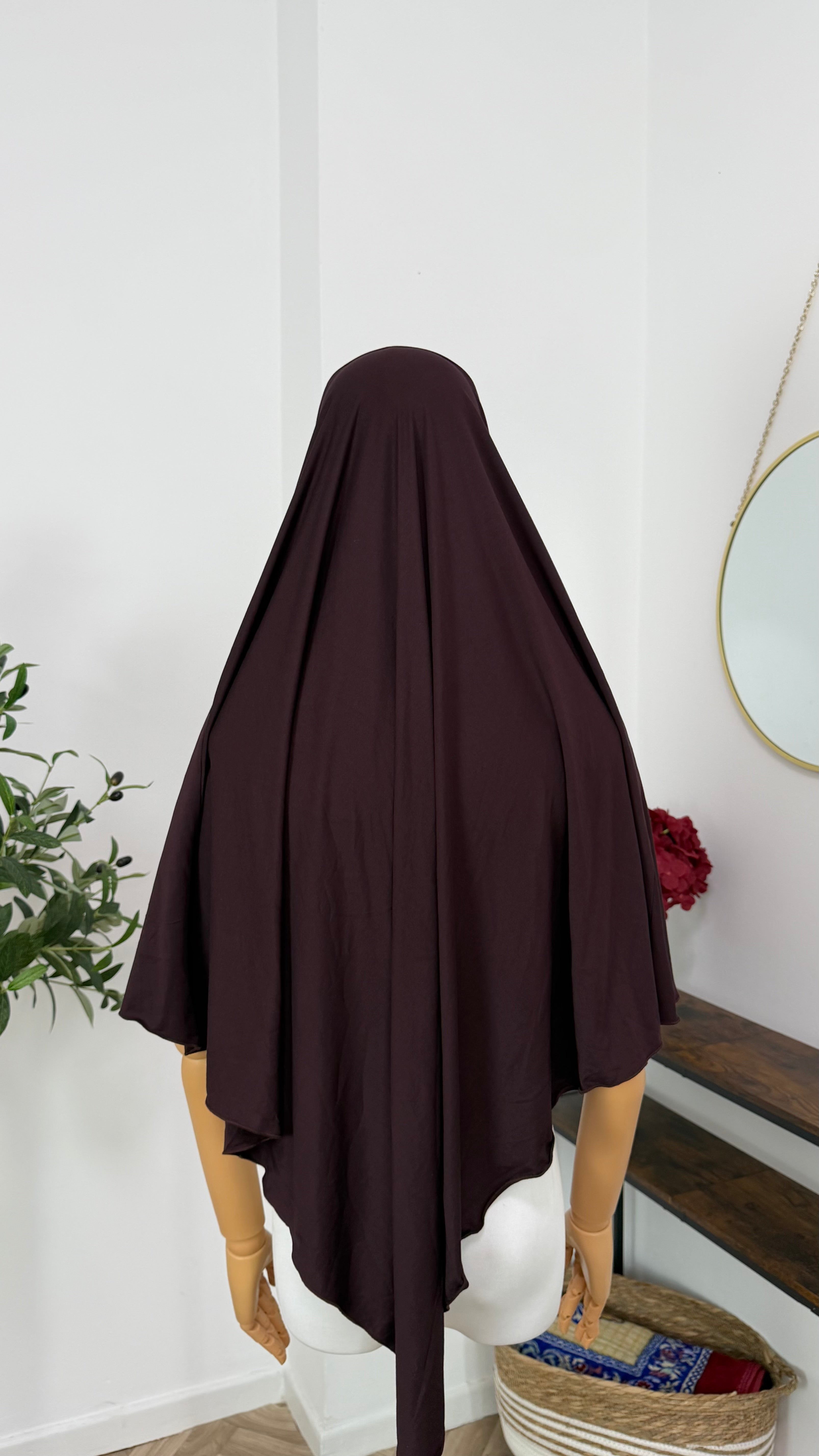 Khimar made of cotton jersey