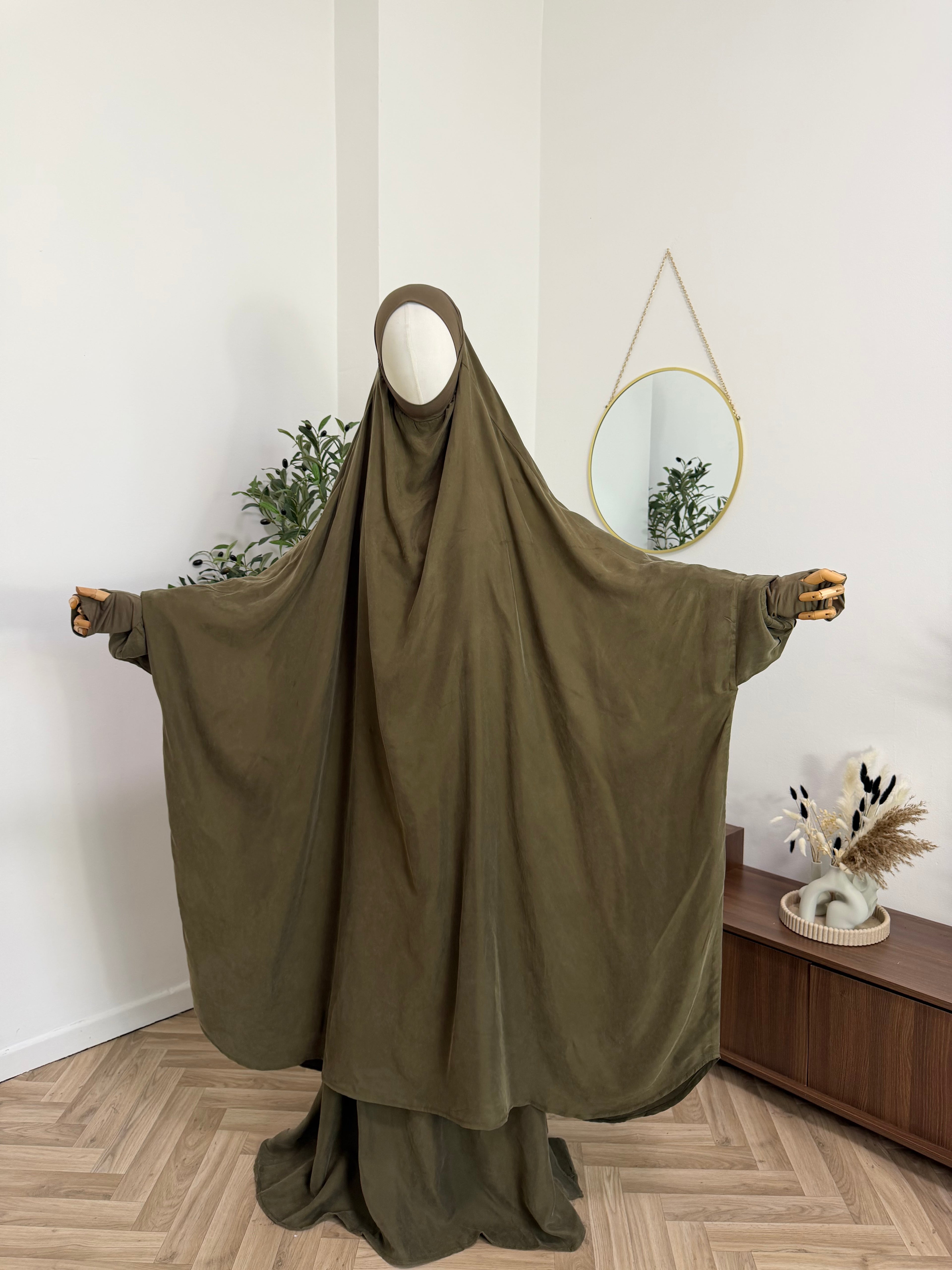 2-teiliger Jilbab aus Cupro
